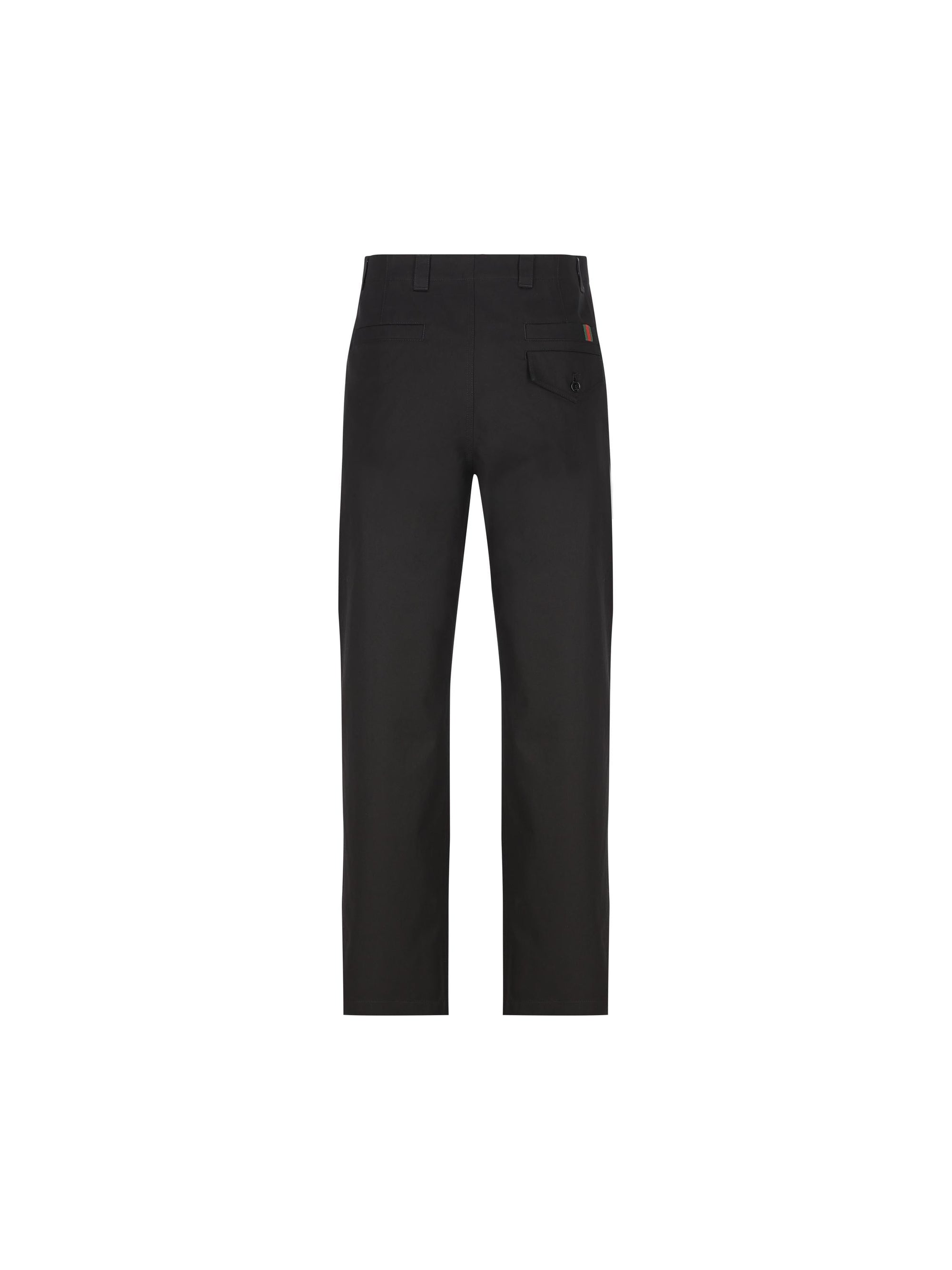 Cotton Twill Pants Gucci – Гарантія оригінальності – вид ззаду