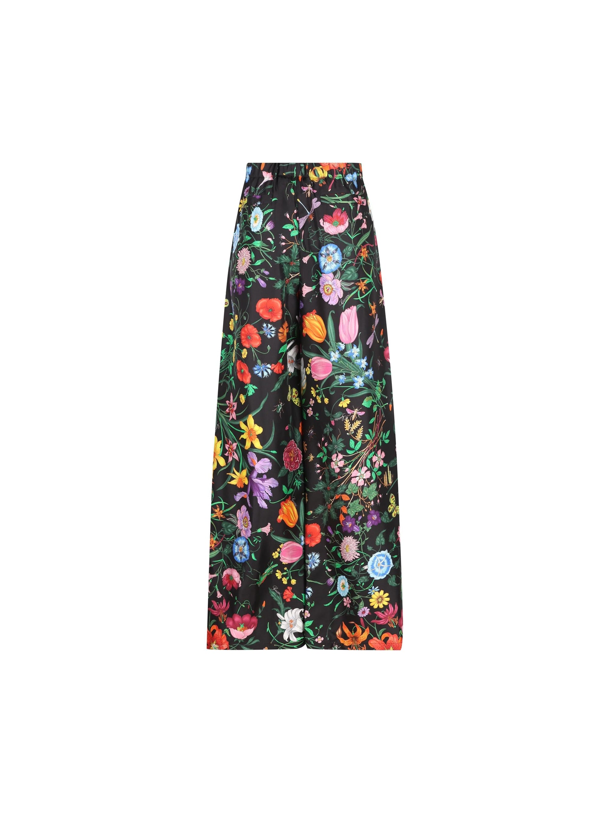 Оригінальна Silk Twill Trousers Gucci – вид ззаду