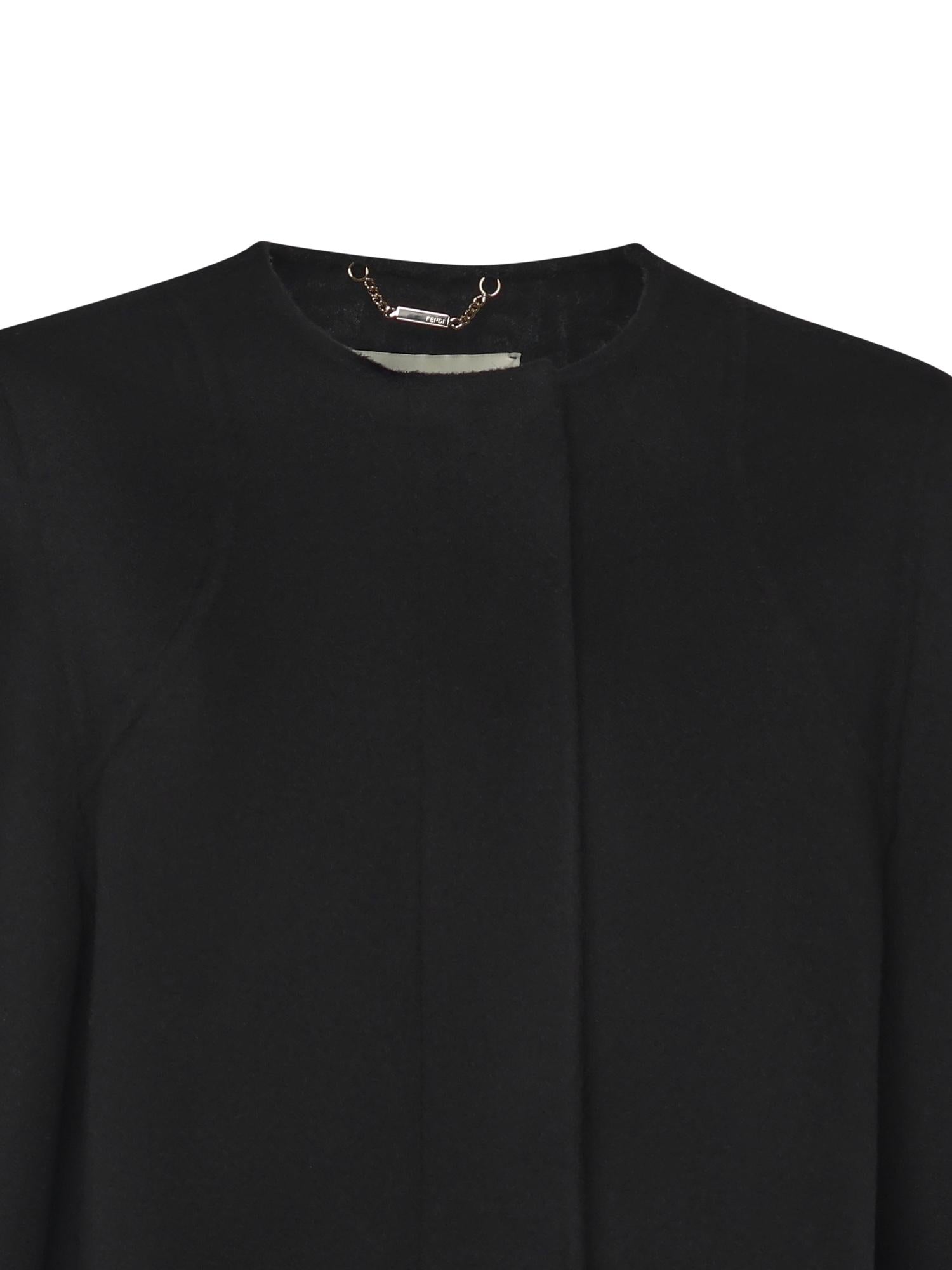 Cappotto In Lana Fendi оригінал – Купити в Україні – вид ззаду