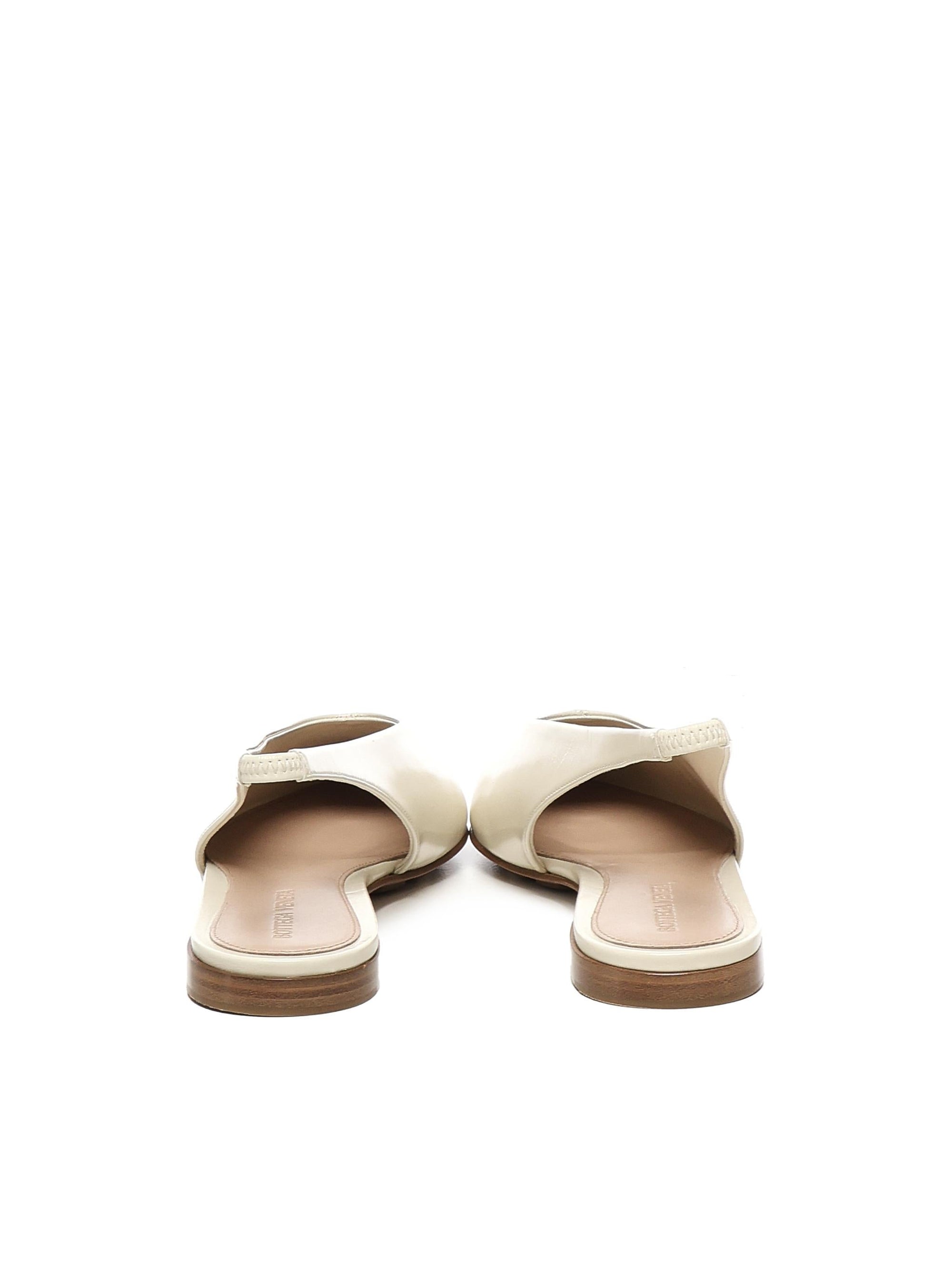 Оригінальна Ballerine Slingback Sofia In Pelle DI Vitello Lucida Bottega veneta – детальний вид