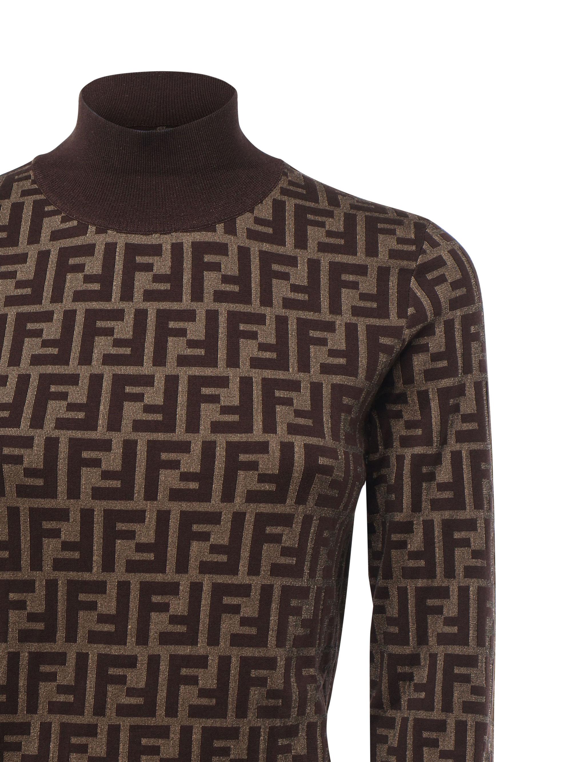 Maglia In Cotone Ff Fendi – Гарантія оригінальності – вид ззаду