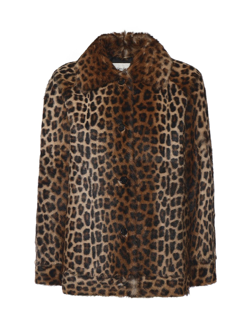 Giacca Con Stampa Leopardata Saint laurent оригінал – Купити в Україні – боковий вид