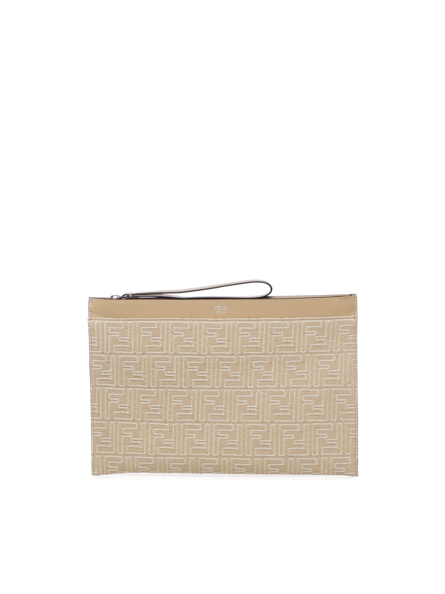 Pouch Piatta Medium Ff Fendi – Гарантія оригінальності – боковий вид