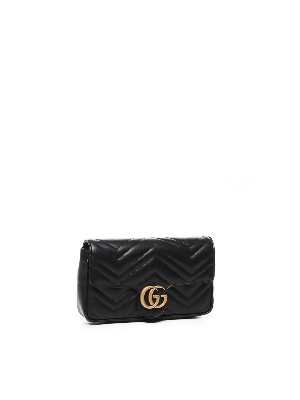 Borsa A Spalla Gg Marmont Piccola In Pelle Gucci – Гарантія оригінальності – вид ззаду