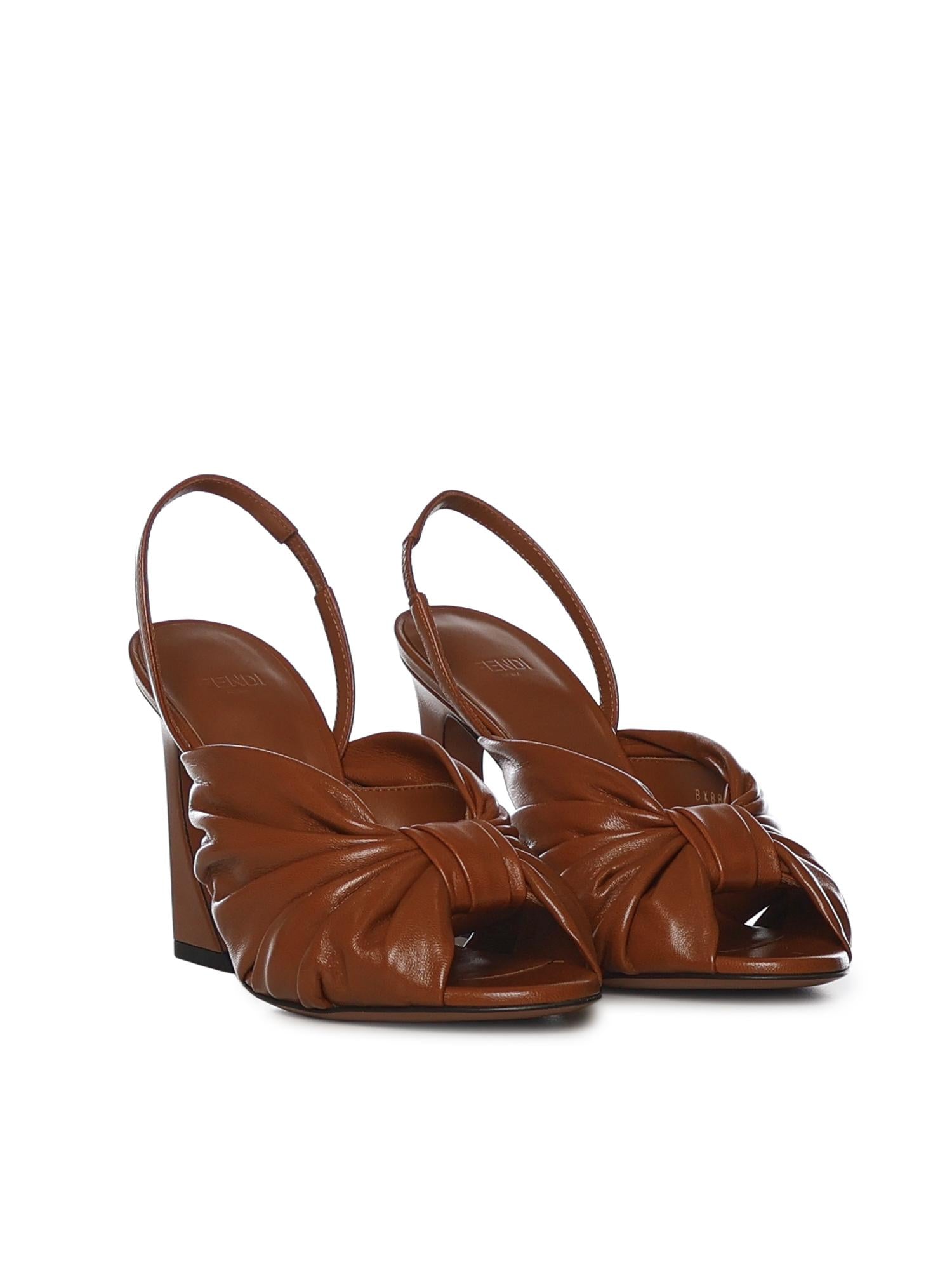 Slingback Fendi Arco Fendi – Гарантія оригінальності – вид ззаду