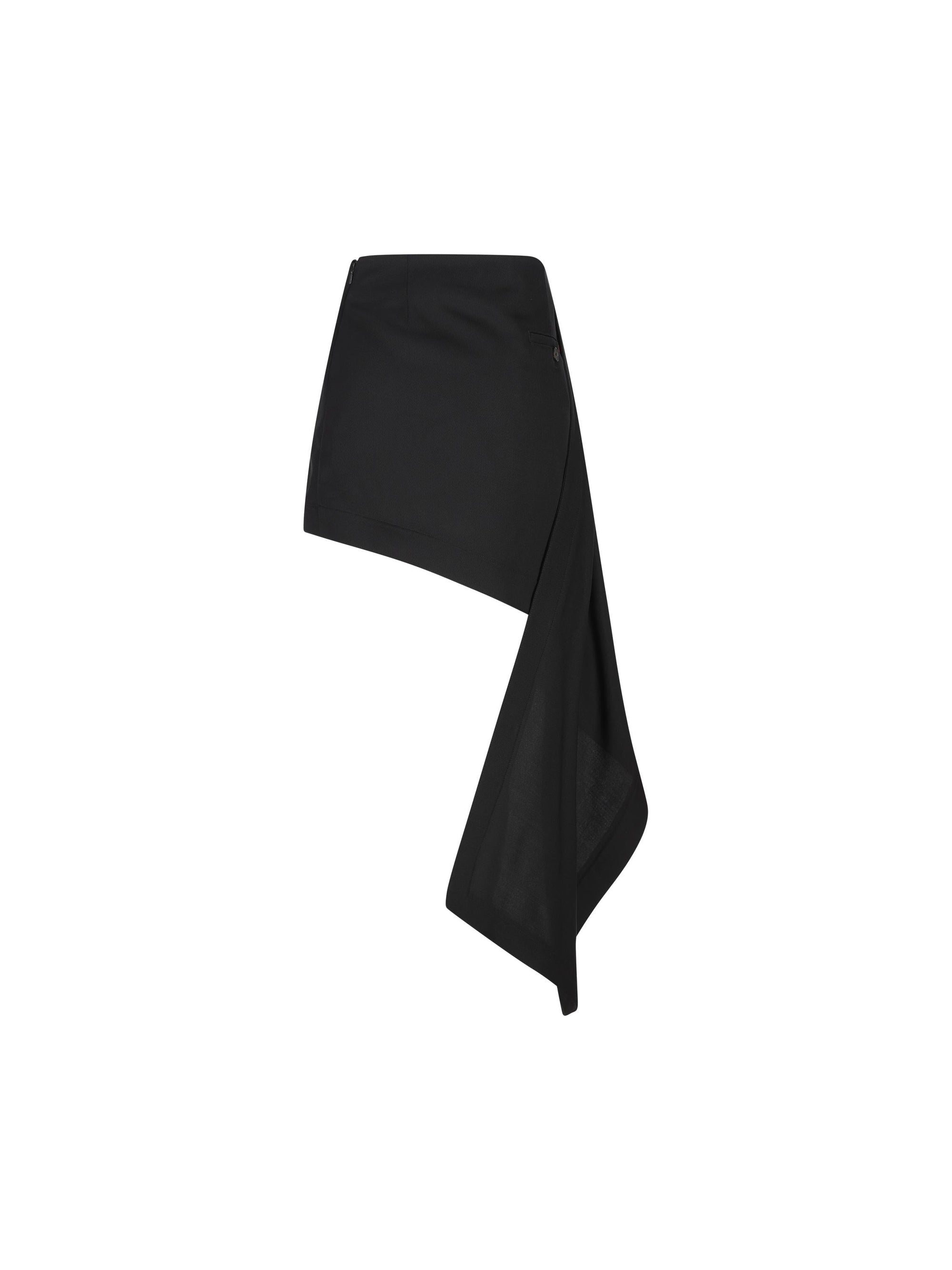 Оригінальна Cotton And Silk Skirt Loewe – вид ззаду