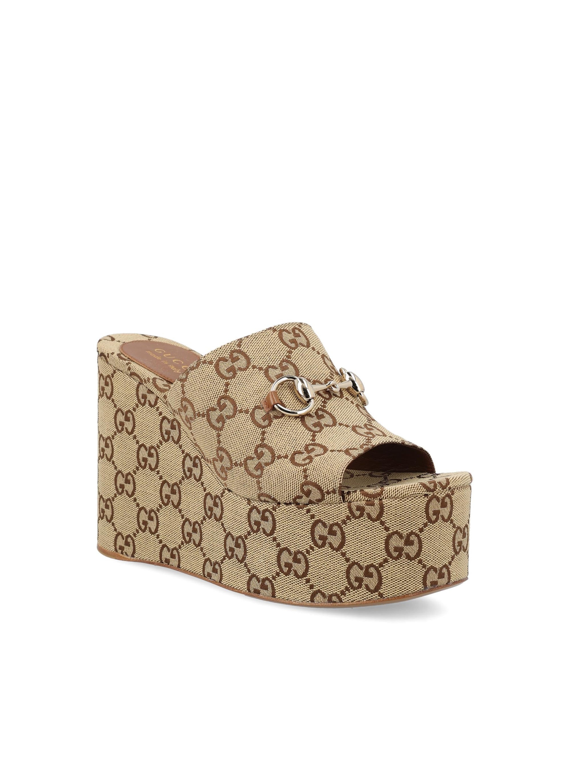 Wedge Sandal Gucci – Гарантія оригінальності – вид ззаду