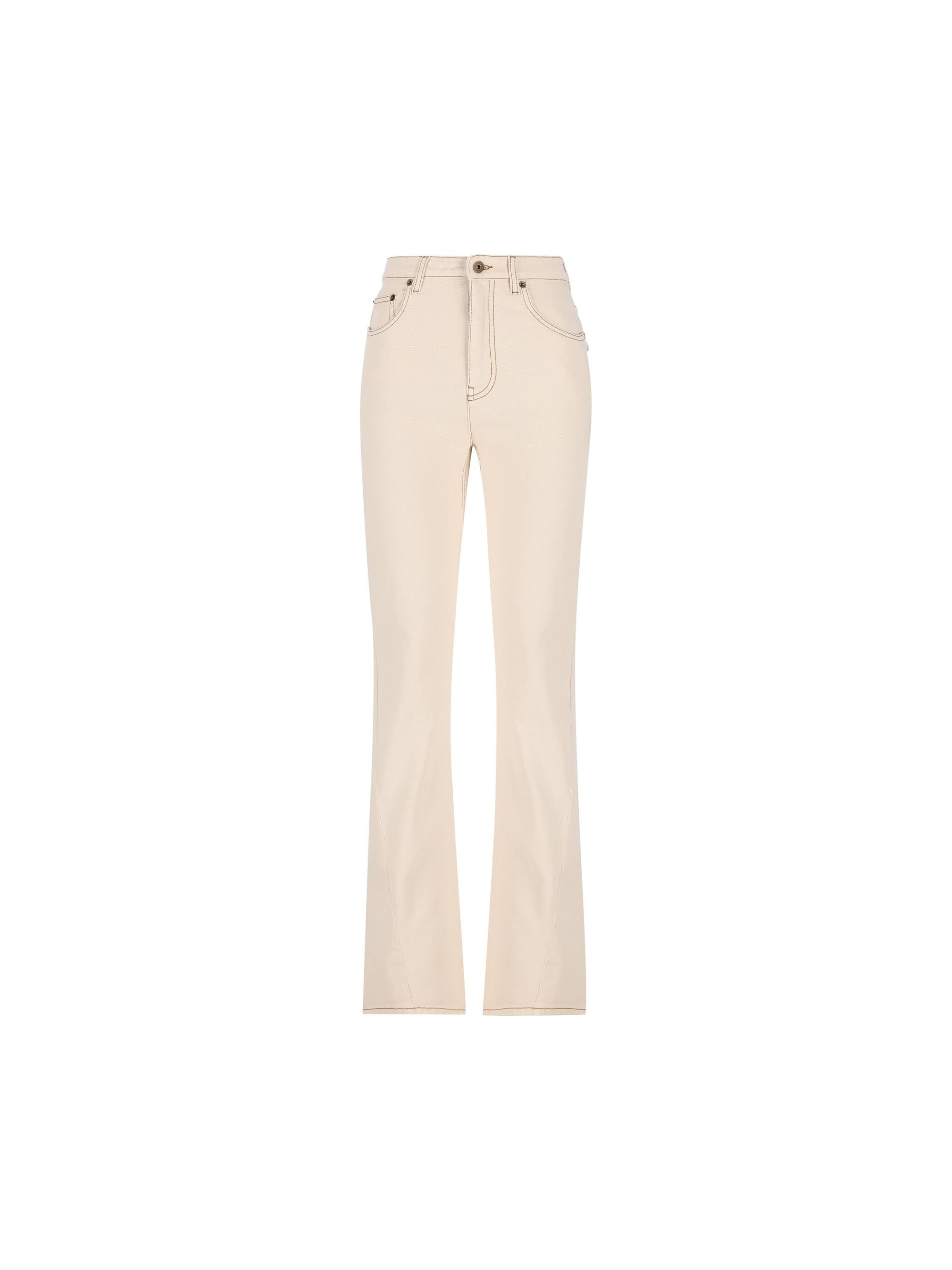 Jeans Bootcut A Vita Alta Burberry – Гарантія оригінальності – боковий вид