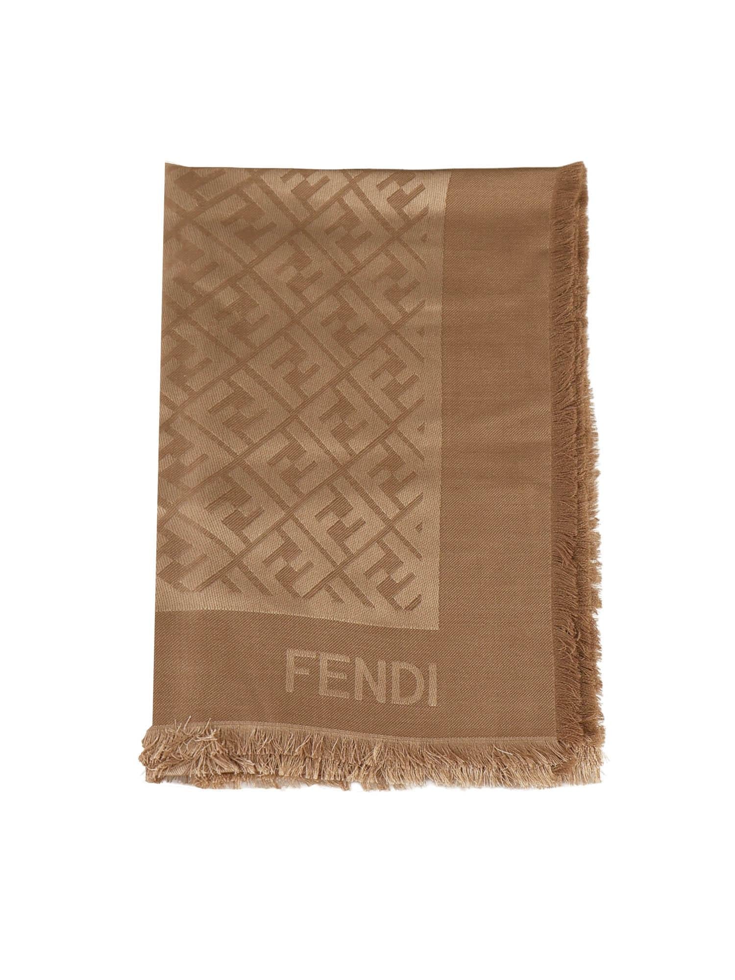 Scialle Ff Jacquard Fendi – Гарантія оригінальності – боковий вид