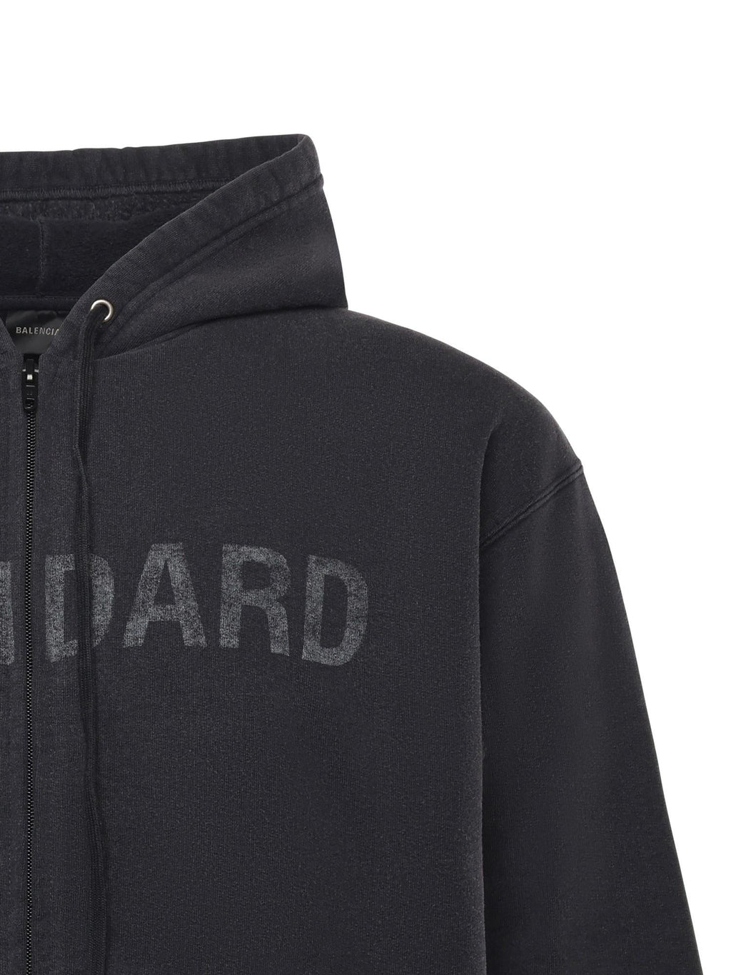 Hoodie Con Zip Standard In Pile Dry Balenciaga оригінал – Купити в Україні – вид ззаду