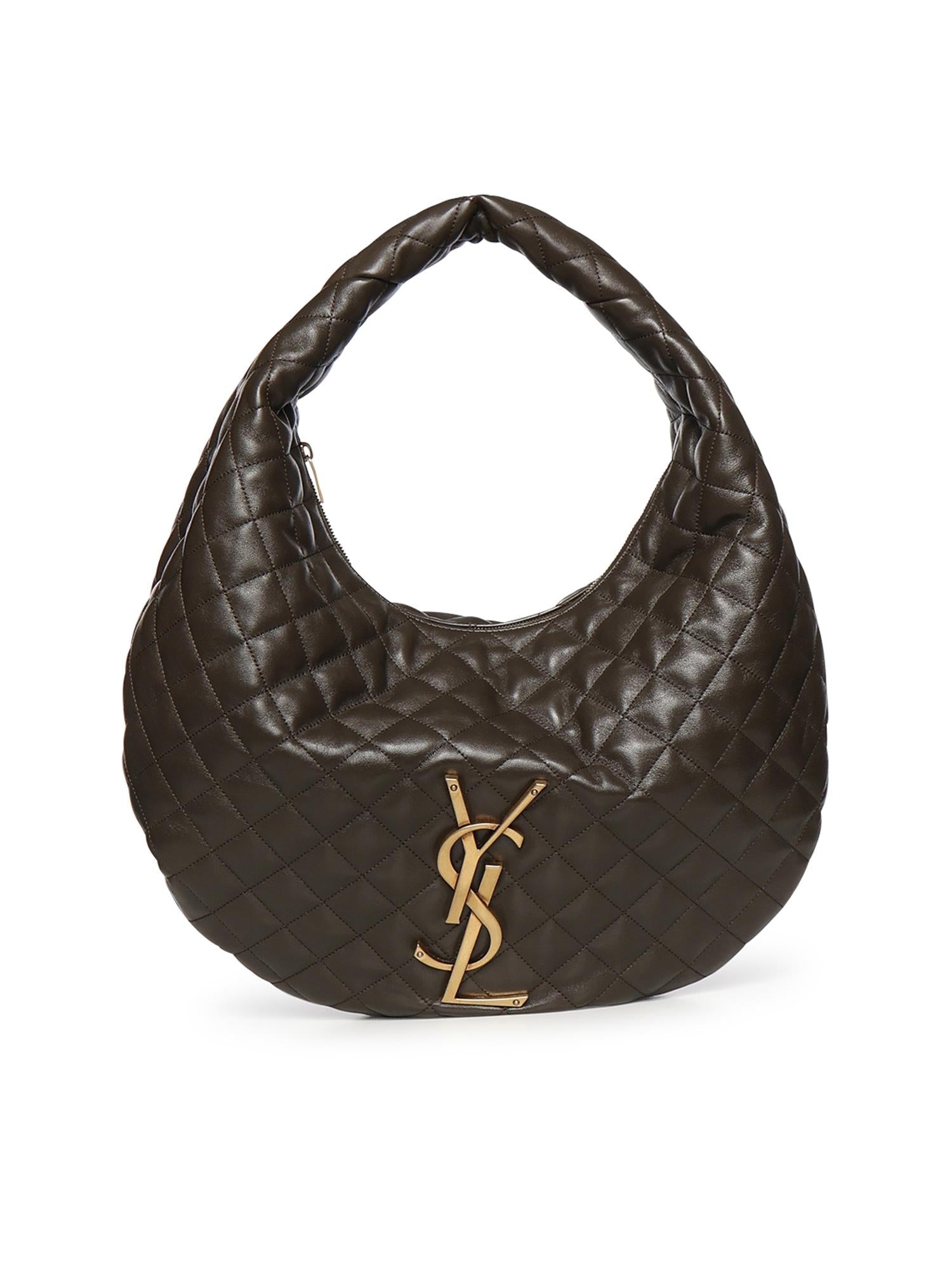 Borsa Hobo Icare In Nappa Trapuntata Saint laurent – Гарантія оригінальності – боковий вид