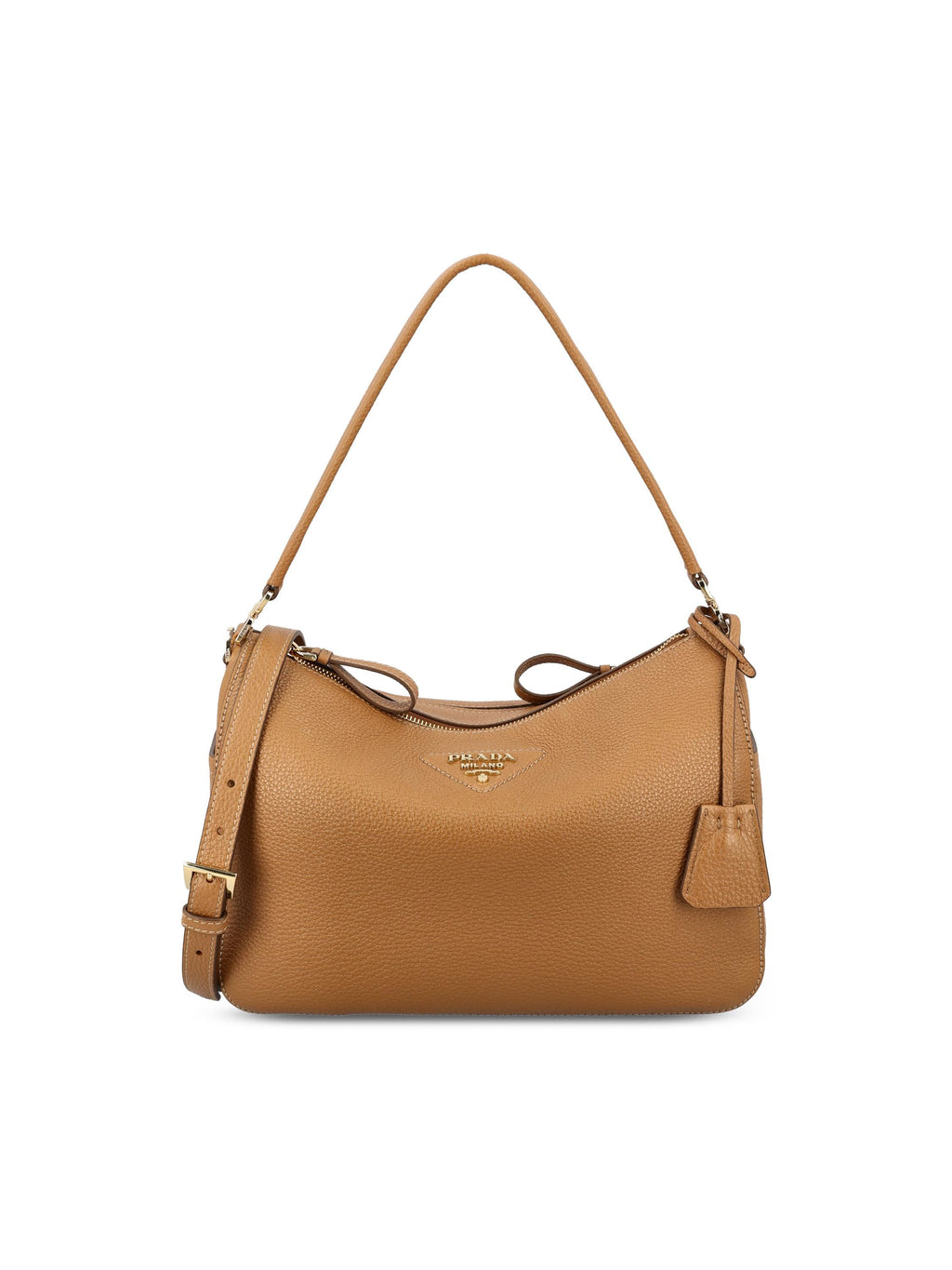 Оригінальна Medium Leather Shoulder Bag Prada – боковий вид