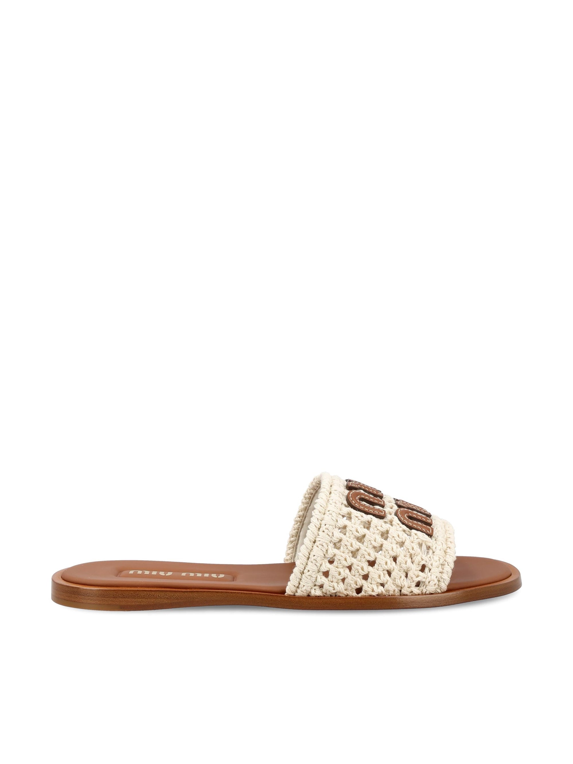 Crochet Sandal Miu miu оригінал – Купити в Україні – боковий вид