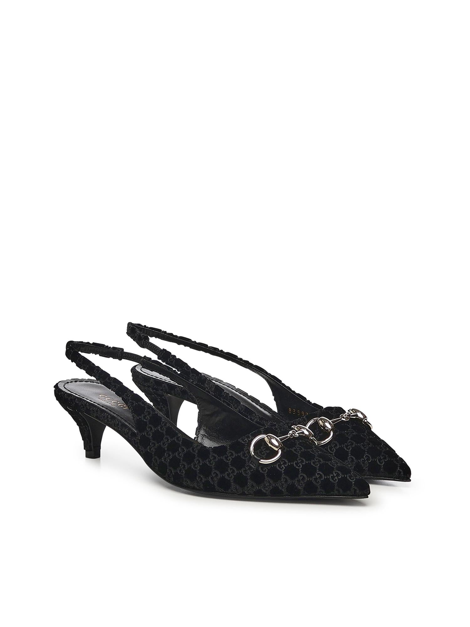 Décolleté Slingback Con Morsetto Gucci оригінал – Купити в Україні – вид ззаду