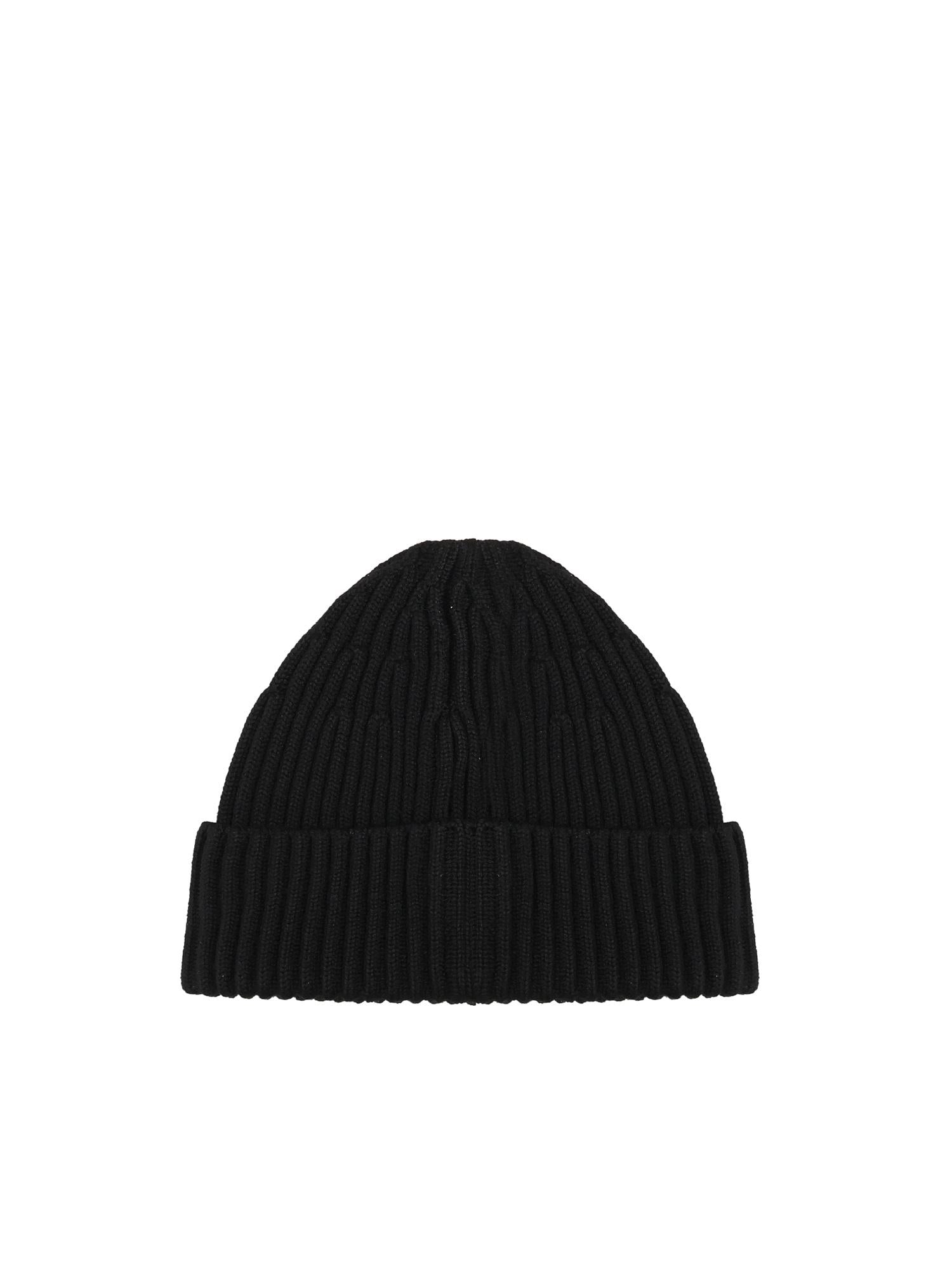 Оригінальна Beanie Con Patch Logo Compass Stone island – вид ззаду