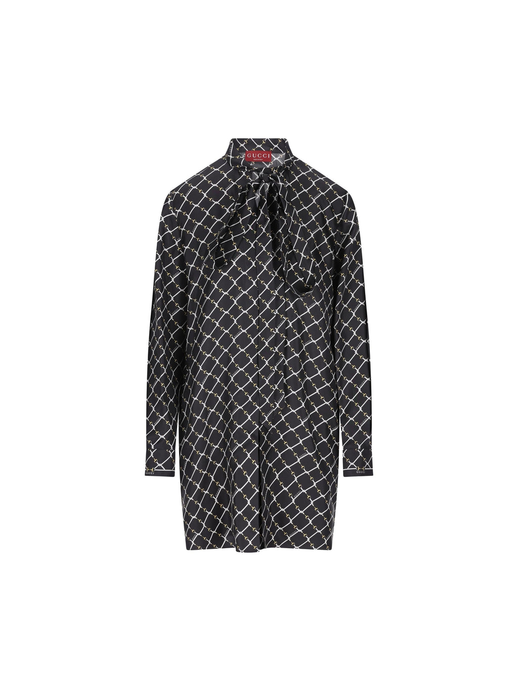 Silk Twill Dress Gucci оригінал – Купити в Україні – боковий вид