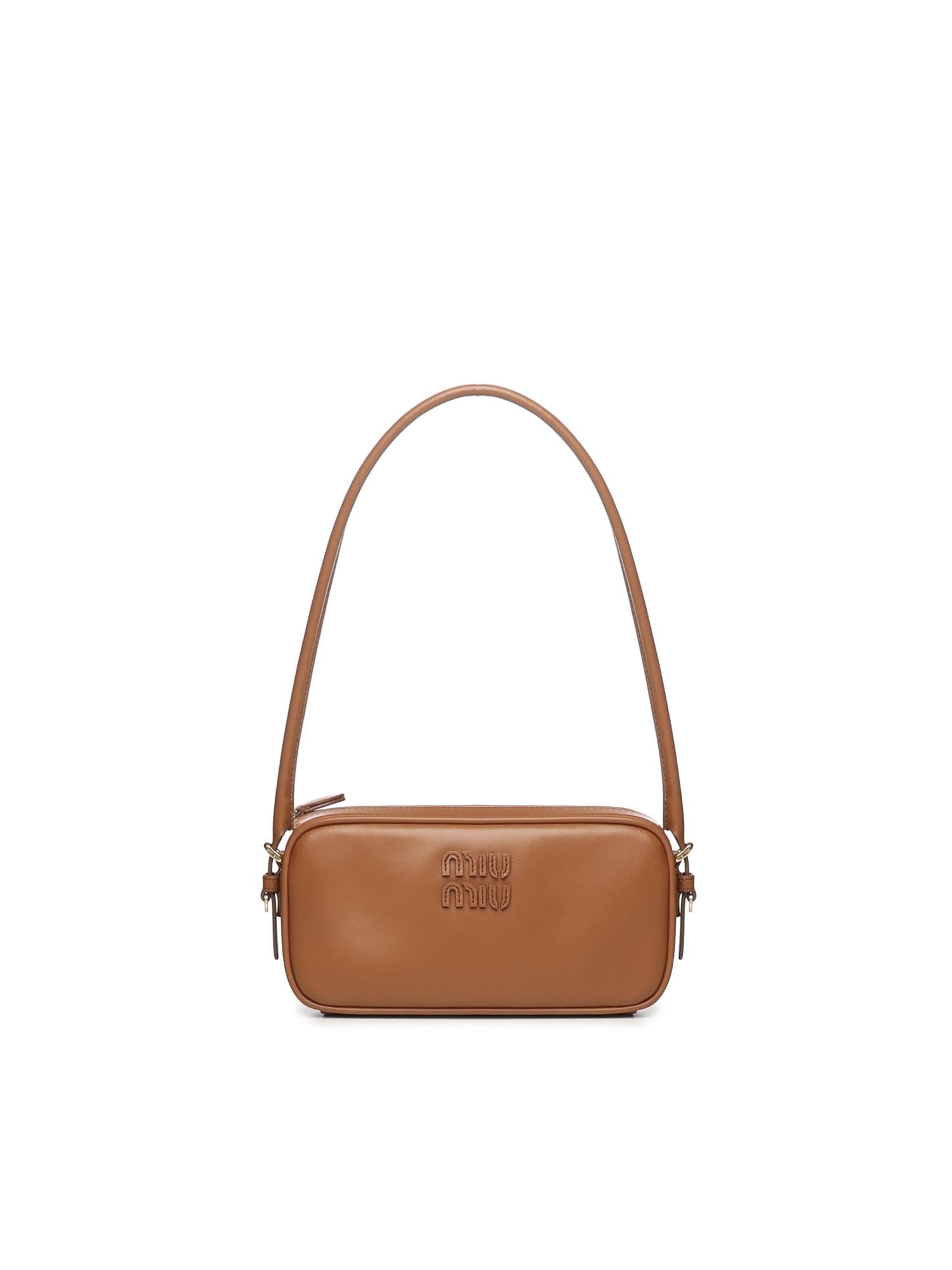 Pouch In Pelle Miu miu – Гарантія оригінальності – боковий вид