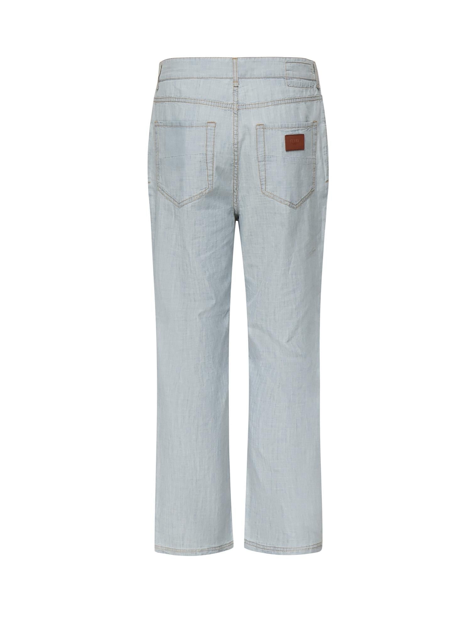 Jeans In Chambray Con Logo Fendi оригінал – Купити в Україні – детальний вид