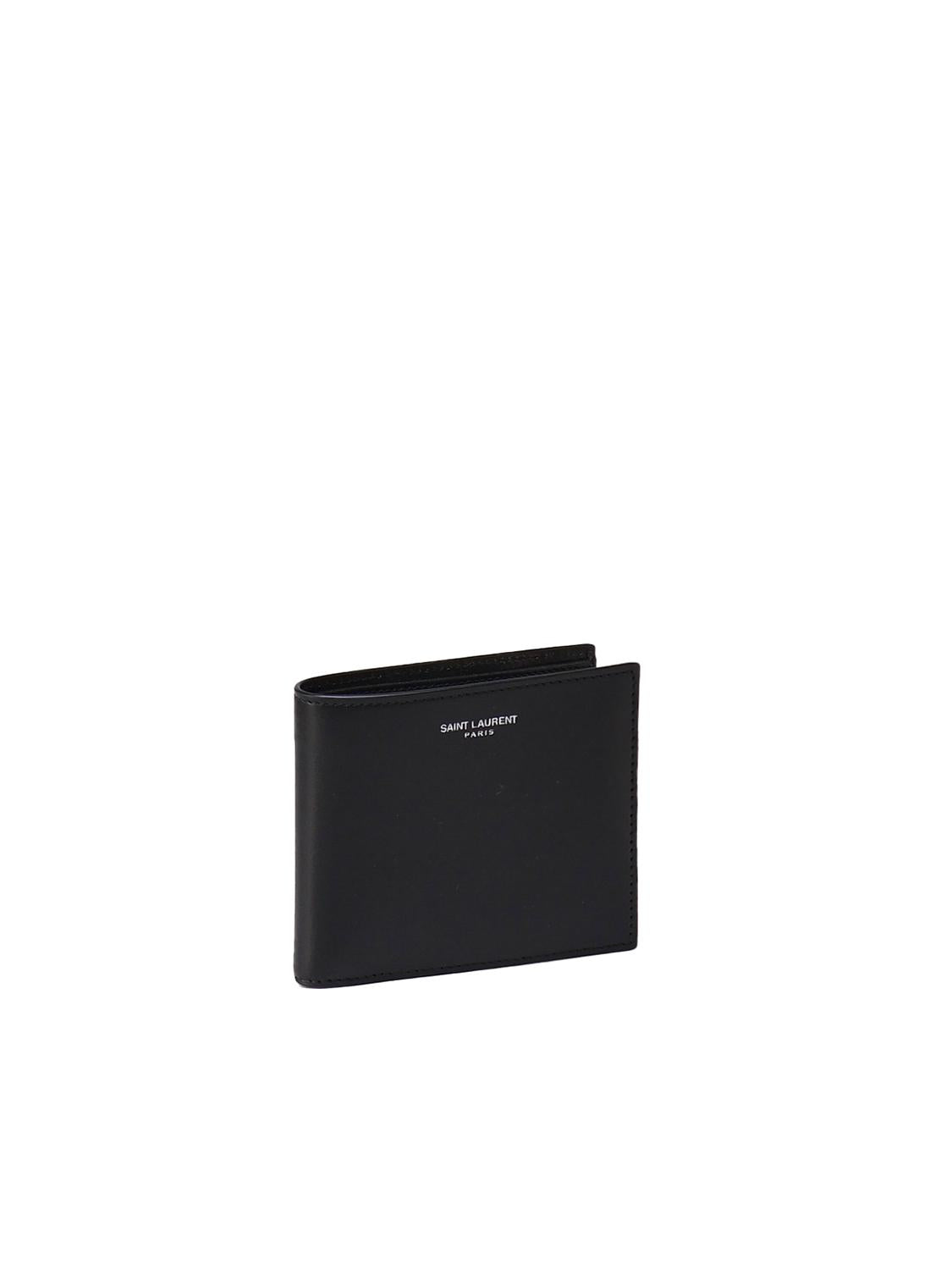 Portafogli Bifold Con Logo Saint laurent – Гарантія оригінальності – вид ззаду