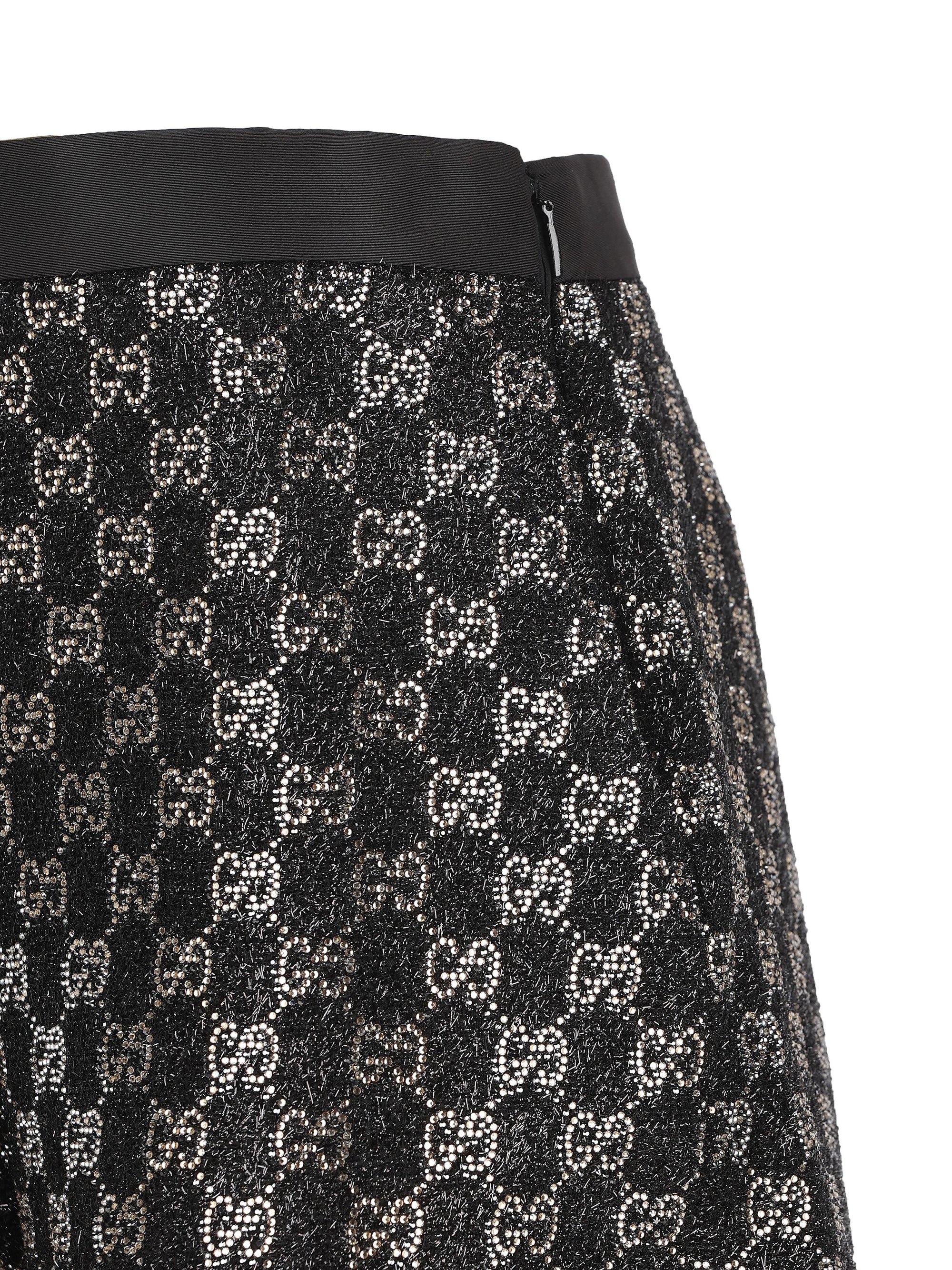 Wool Tweed Shorts With Lamé Finish Gucci оригінал – Купити в Україні – збільшений вид