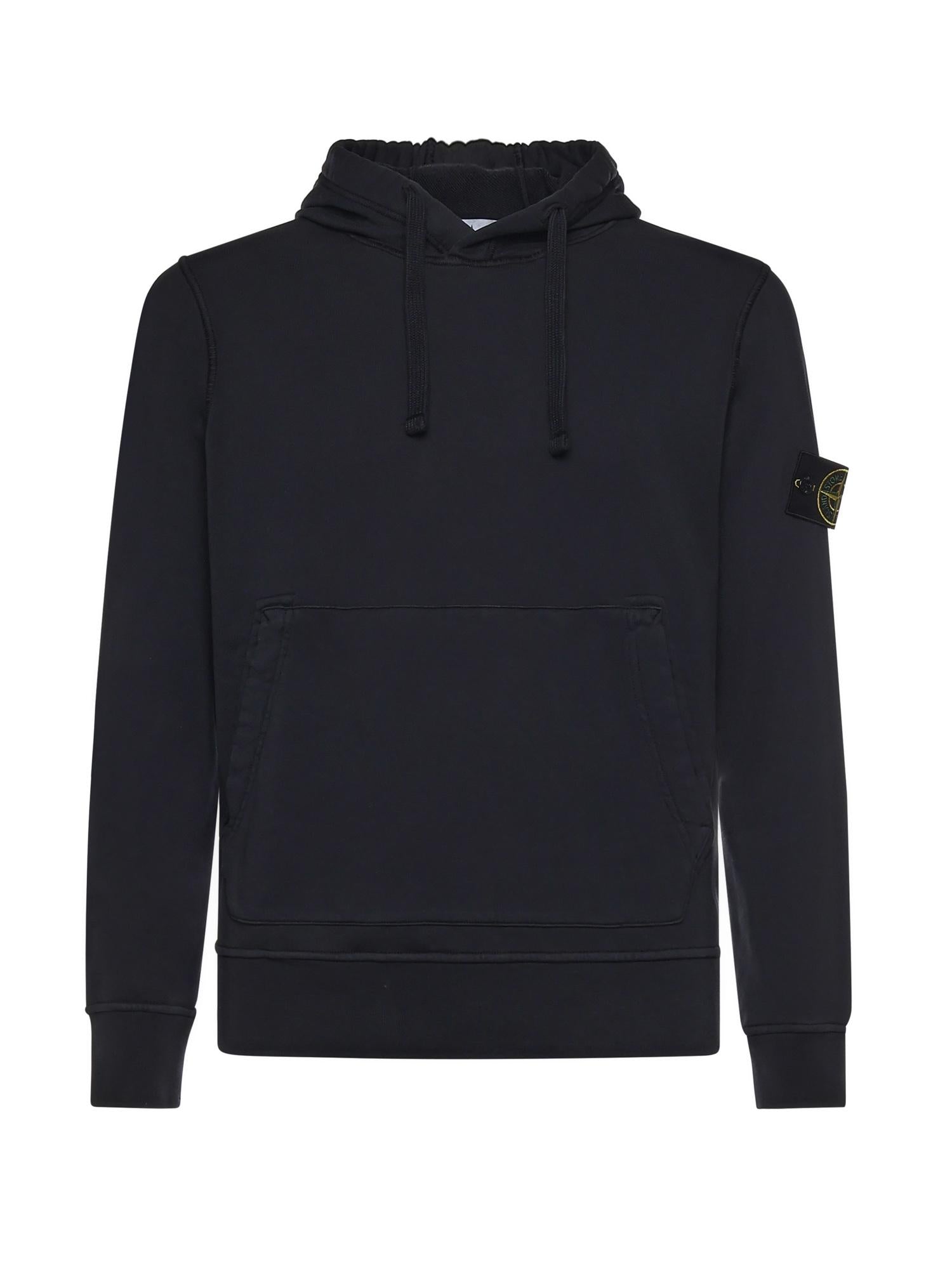 Felpa Con Logo In Cotone Stone island – Гарантія оригінальності – боковий вид