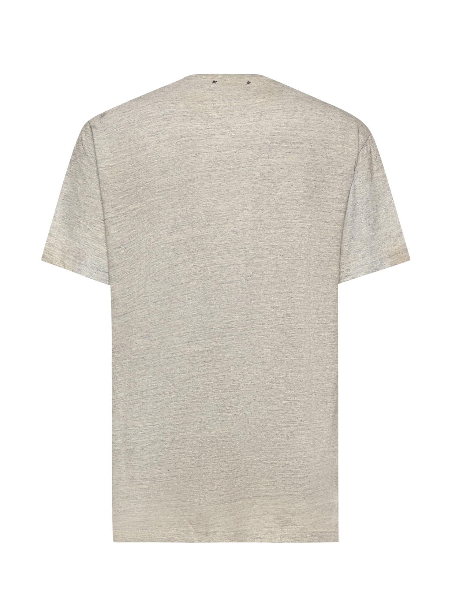 T-Shirt In Jersey Con Stampa Golden goose – Гарантія оригінальності – детальний вид