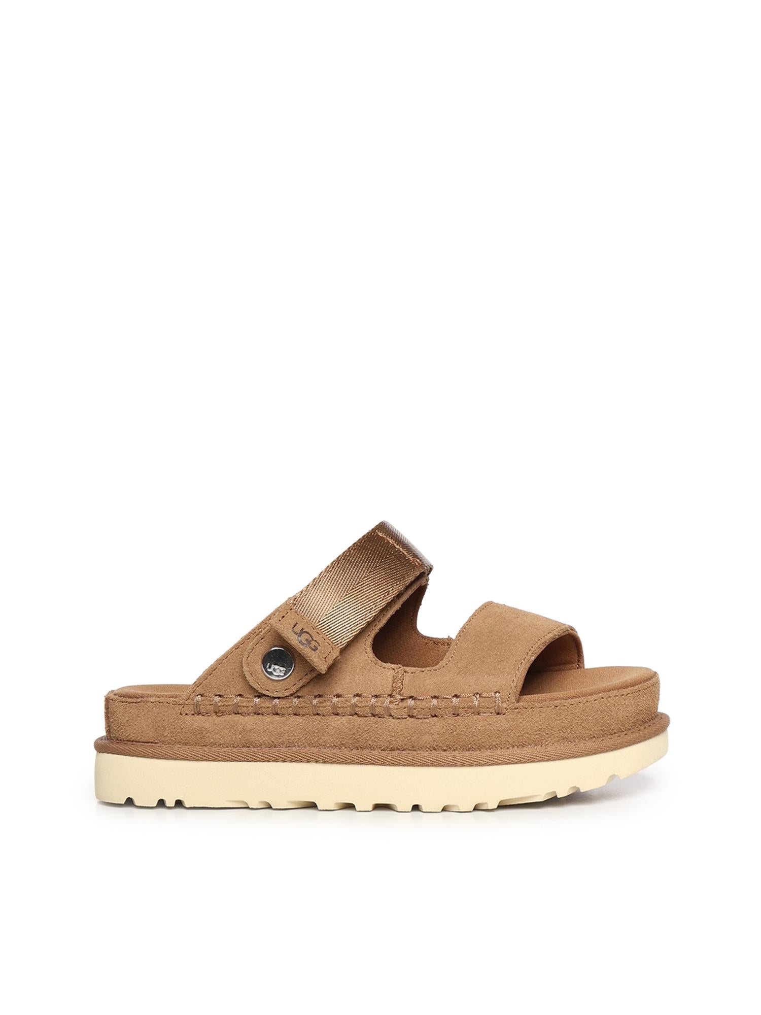 Sandali Goldenstar Glide In Suede Ugg оригінал – Купити в Україні – боковий вид