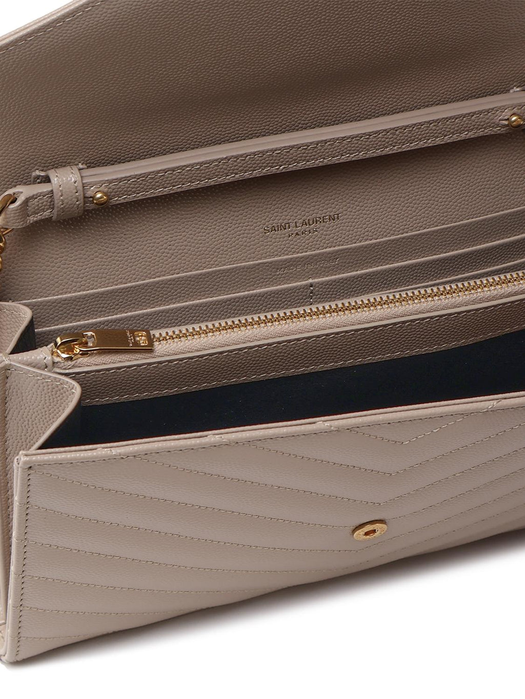 Оригінальна Pochette Con Catena Cassandre In Pelle Grain De Poudre Saint laurent – збільшений вид
