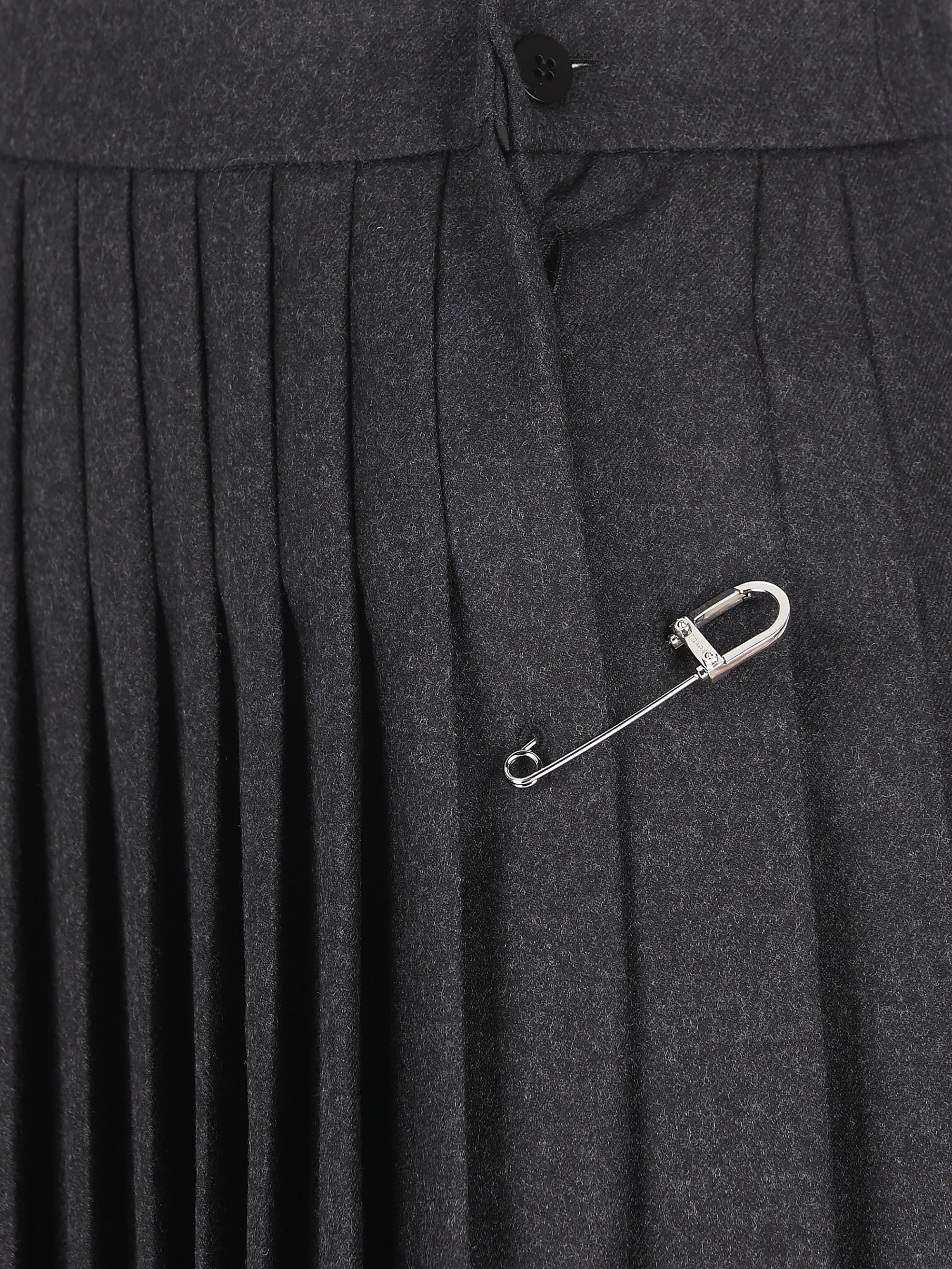 Pleated Wool Skirt Prada оригінал – Купити в Україні – детальний вид