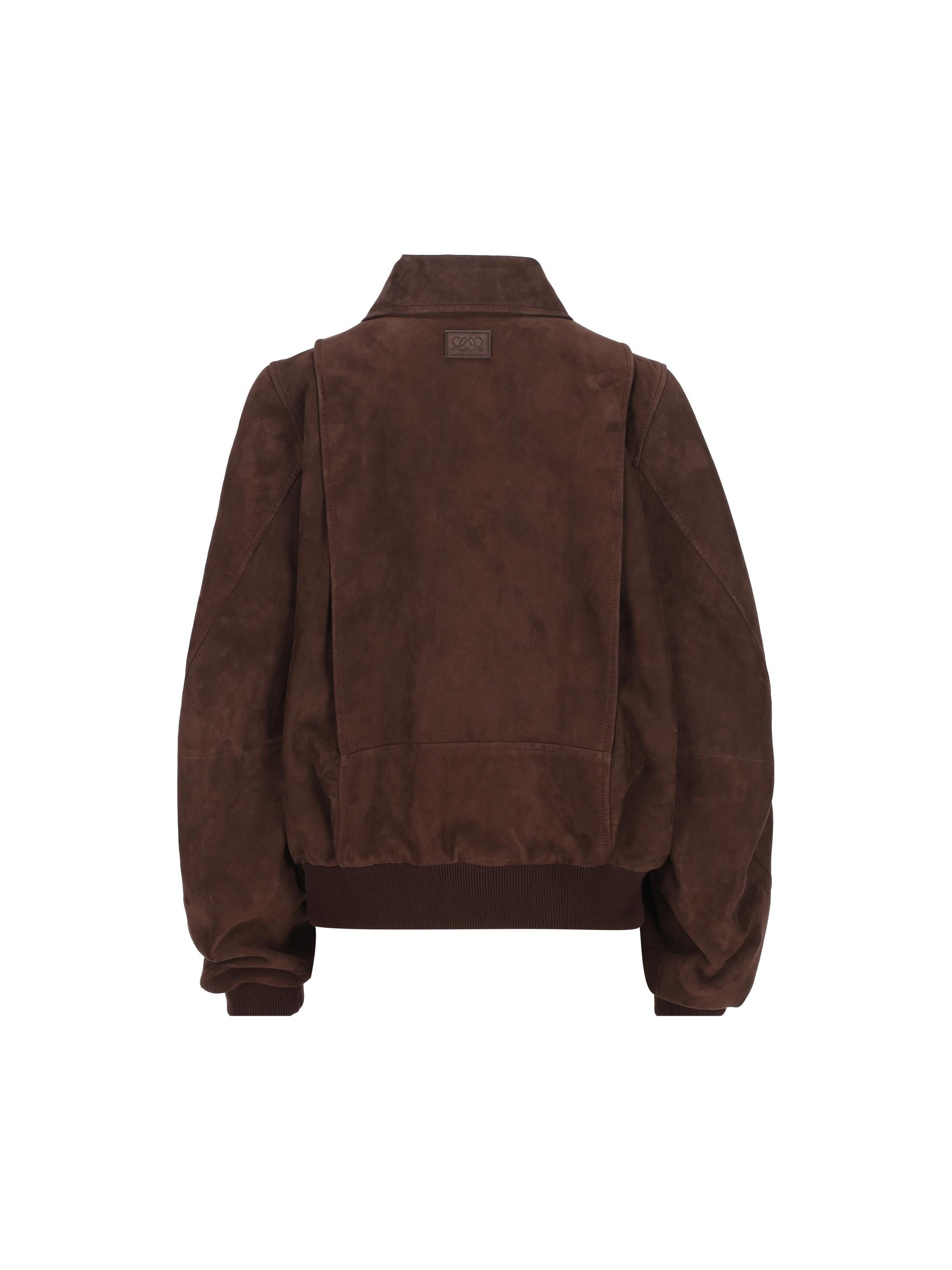 Leather Bomber Jacket Loewe оригінал – Купити в Україні – вид ззаду
