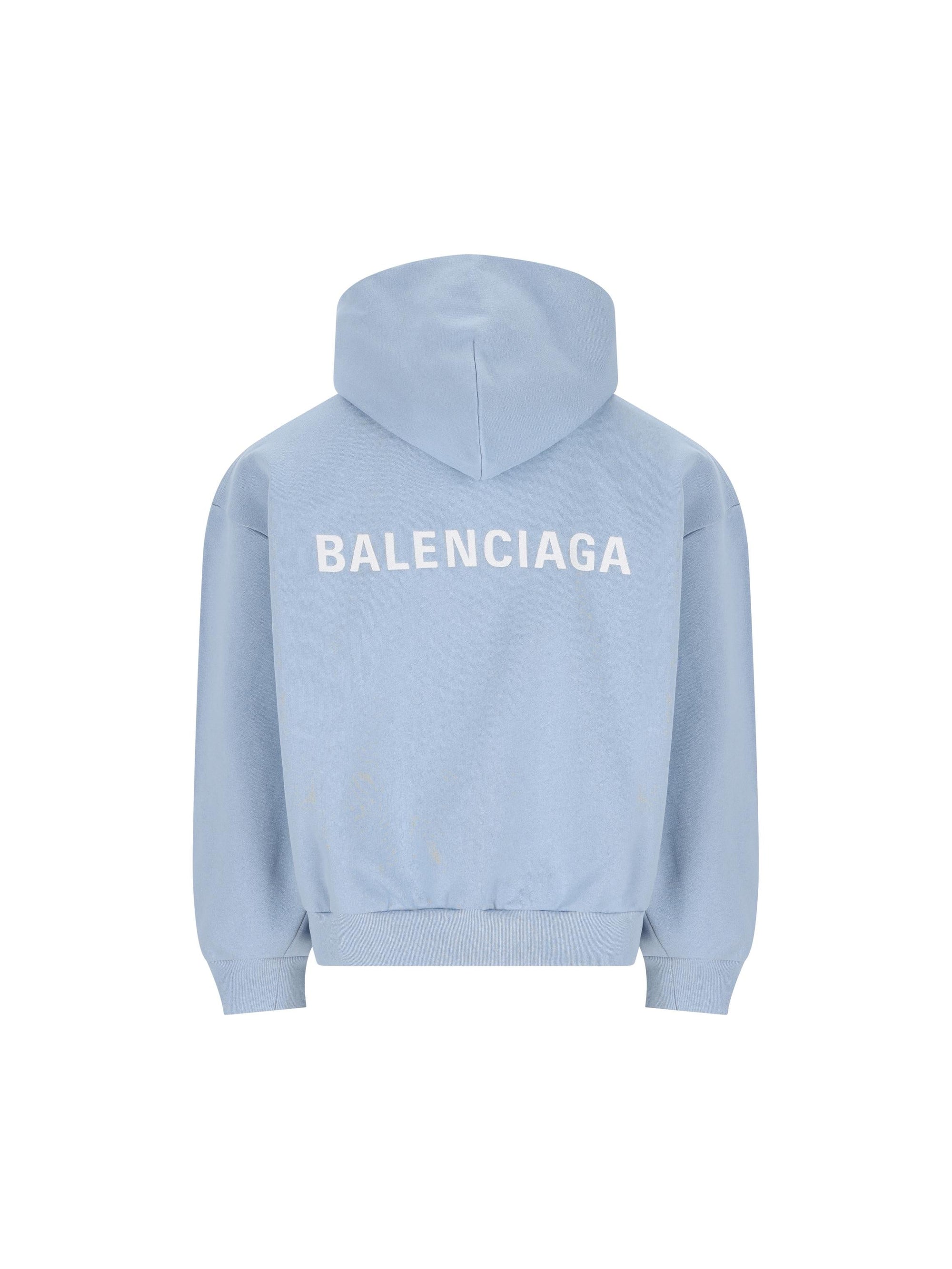 Hoodie Con Zip Balenciaga Back Balenciaga – Гарантія оригінальності – вид ззаду - BALENCIAGA