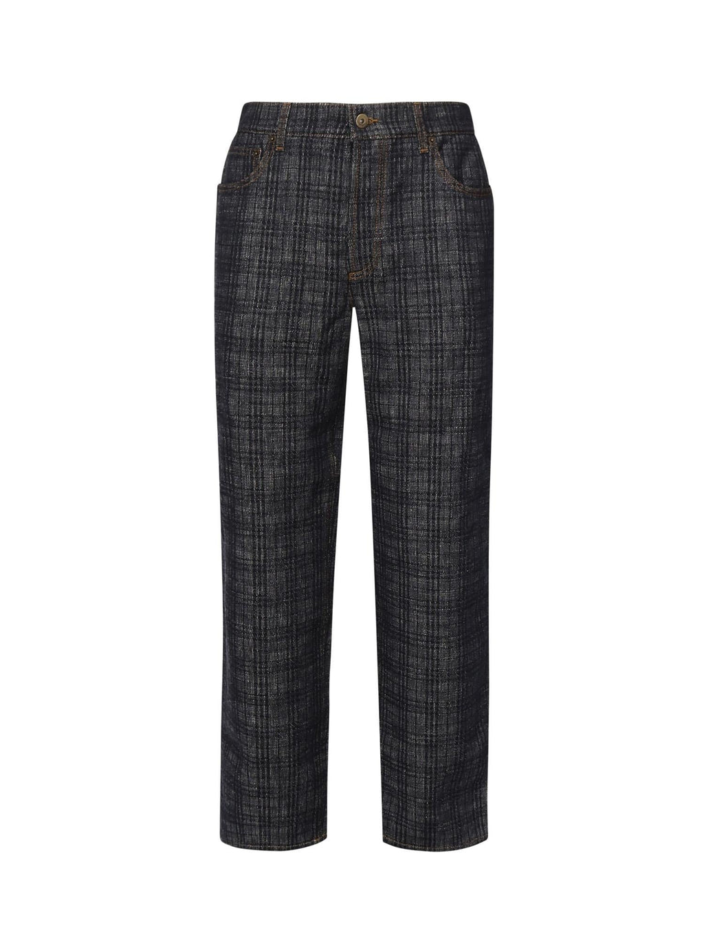 Jeans Check Jacquard Burberry – Гарантія оригінальності – боковий вид
