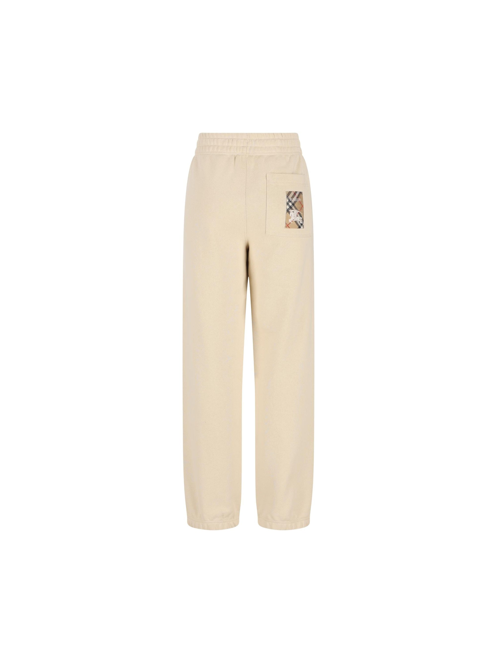 Pantaloni In Cotone Burberry – Гарантія оригінальності – вид ззаду
