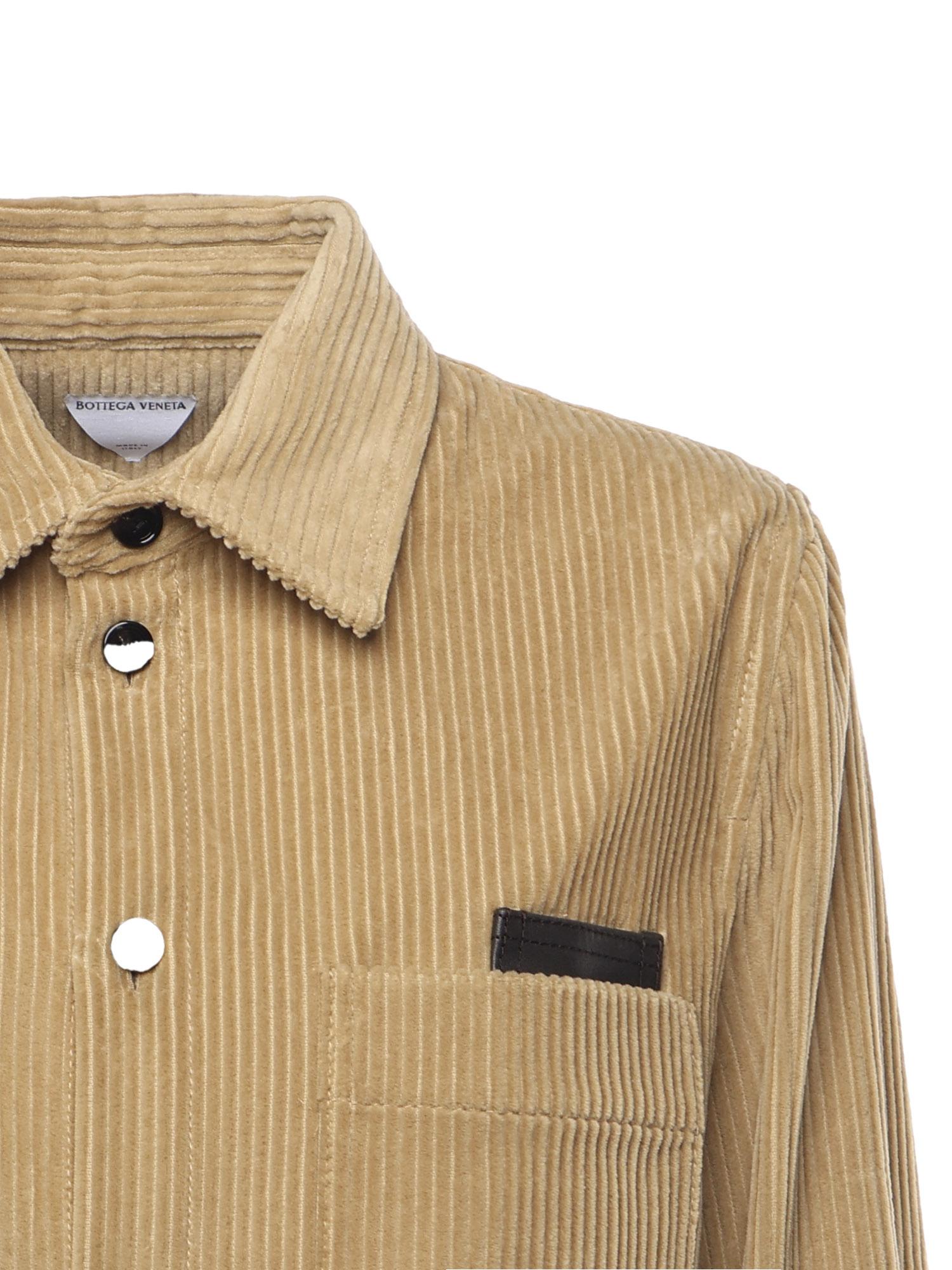 Camicia In Velluto A Coste Bottega veneta – Гарантія оригінальності – вид ззаду