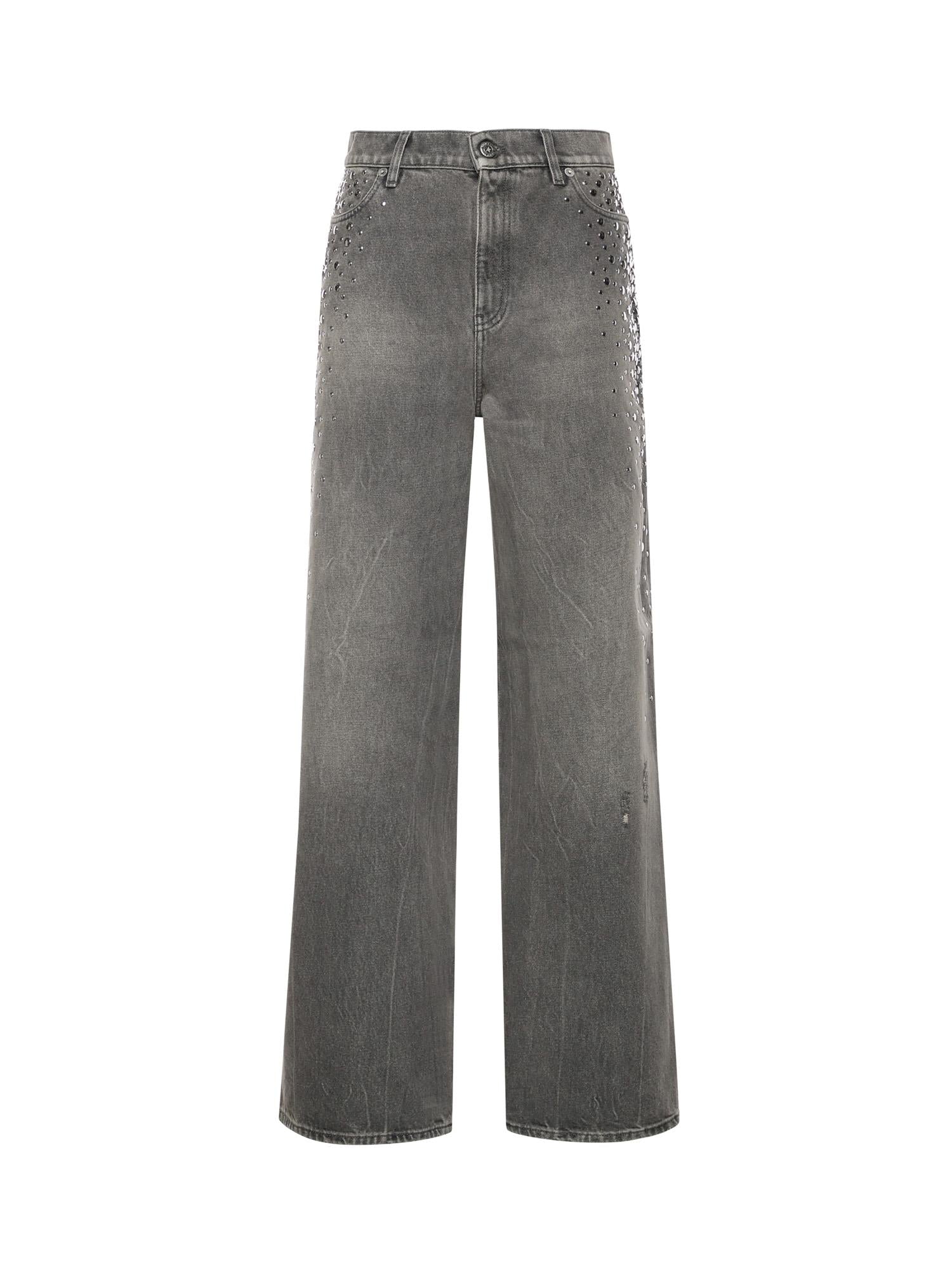Jeans Melody In Denim Con Borchie Golden goose – Гарантія оригінальності – боковий вид