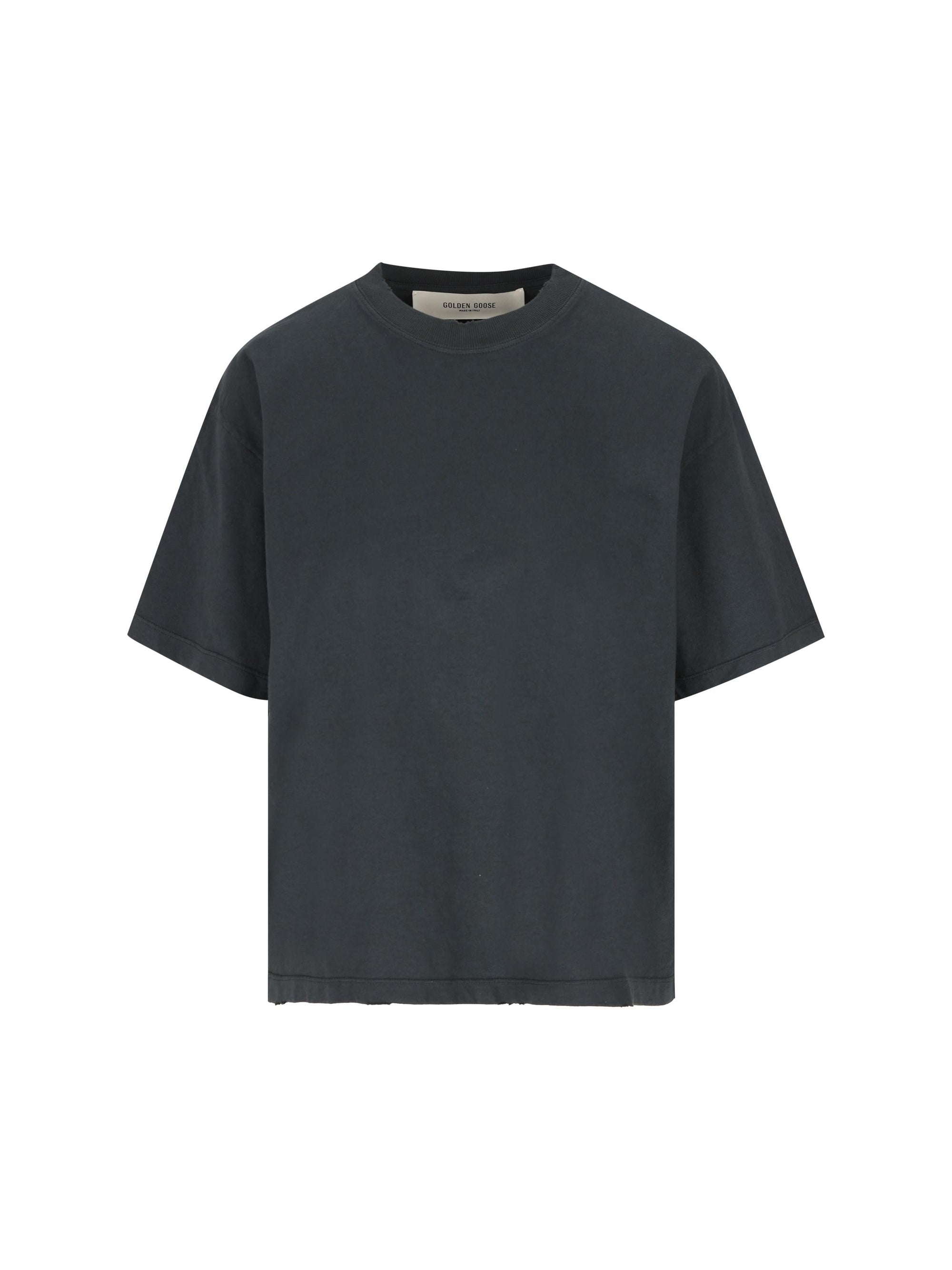 Оригінальна Cotton T Shirt Golden goose – боковий вид