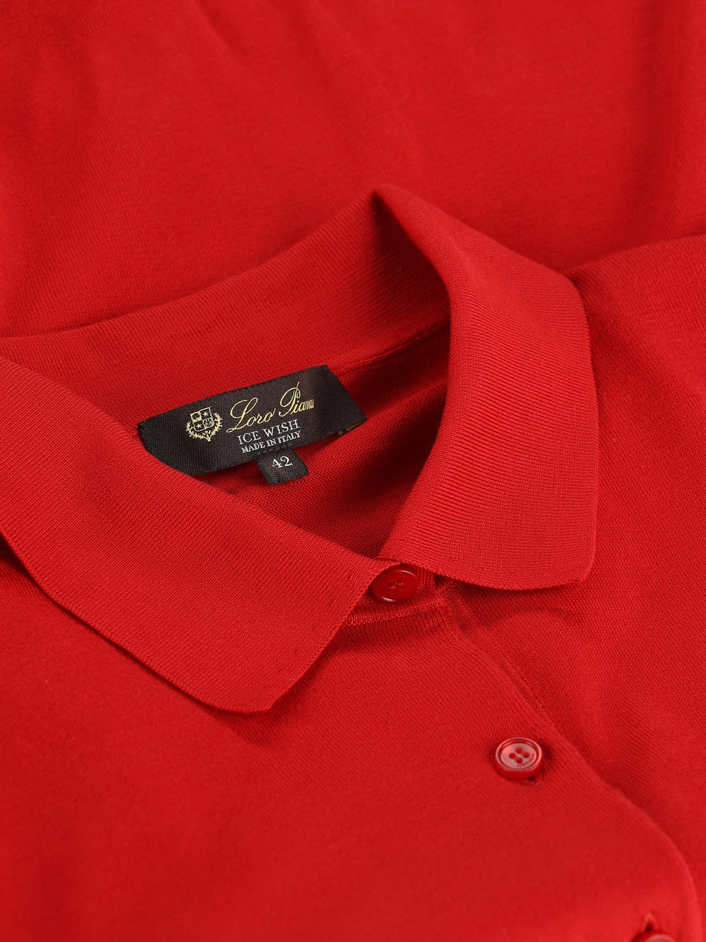 Cotton Polo Loro piana – Гарантія оригінальності – детальний вид