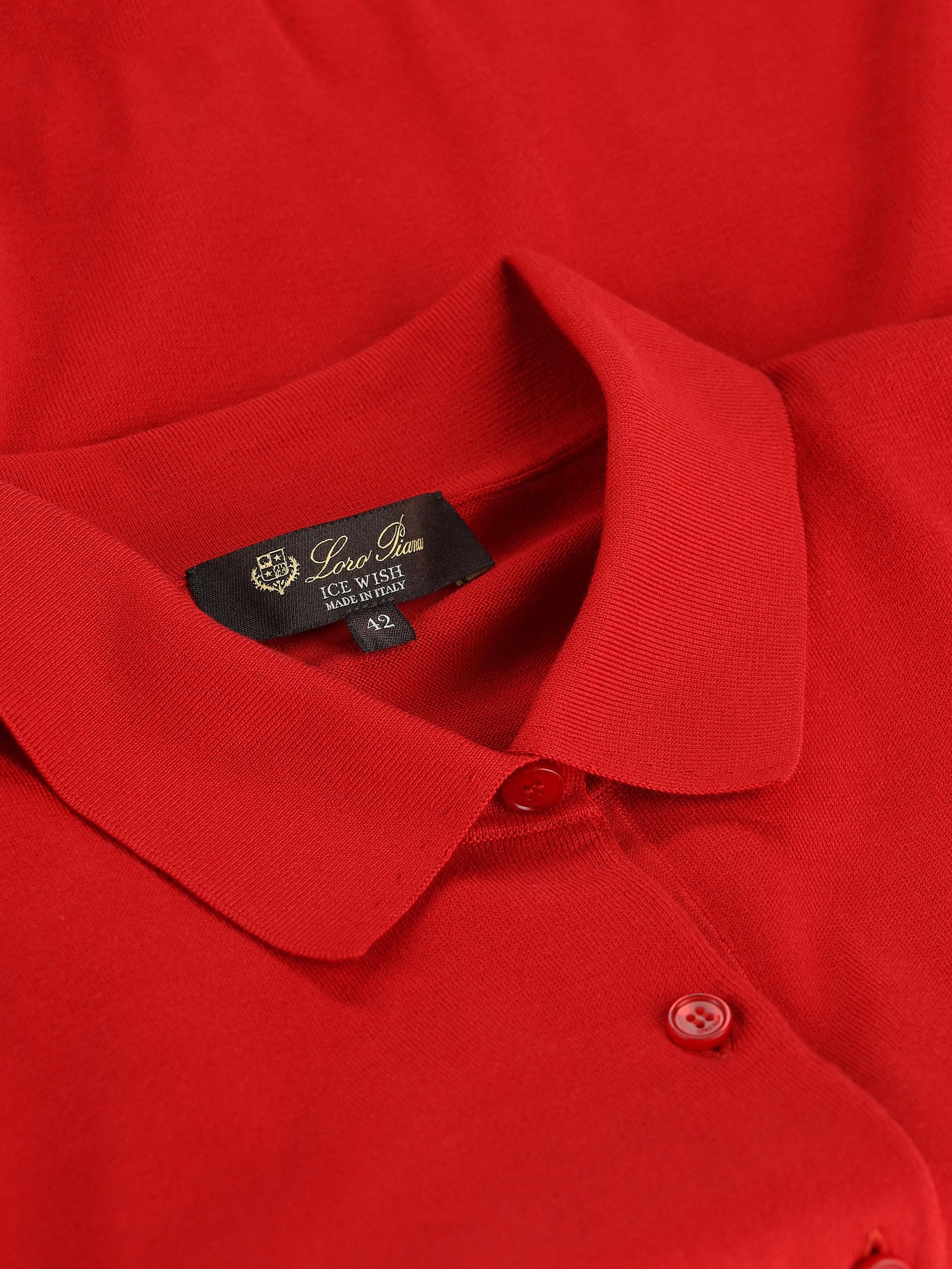 Cotton Polo Loro piana – Гарантія оригінальності – детальний вид