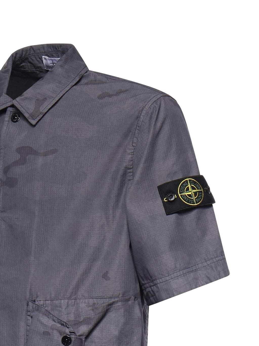 Camicia Camouflage Con Logo Stone island оригінал – Купити в Україні – вид ззаду