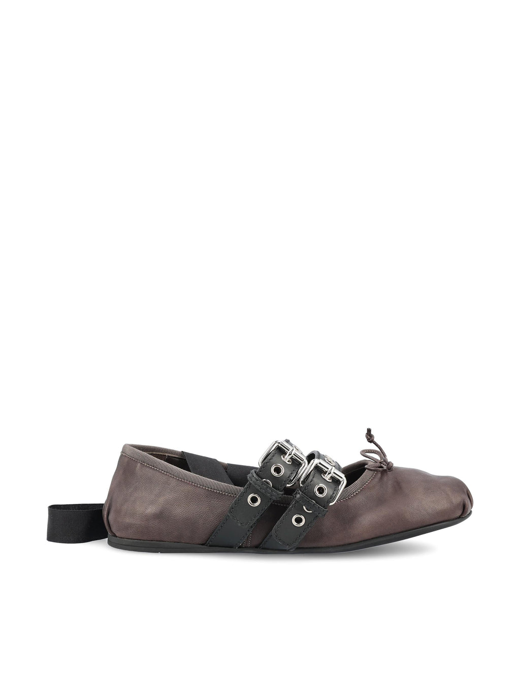 Leather Ballerinas Miu miu оригінал – Купити в Україні – боковий вид