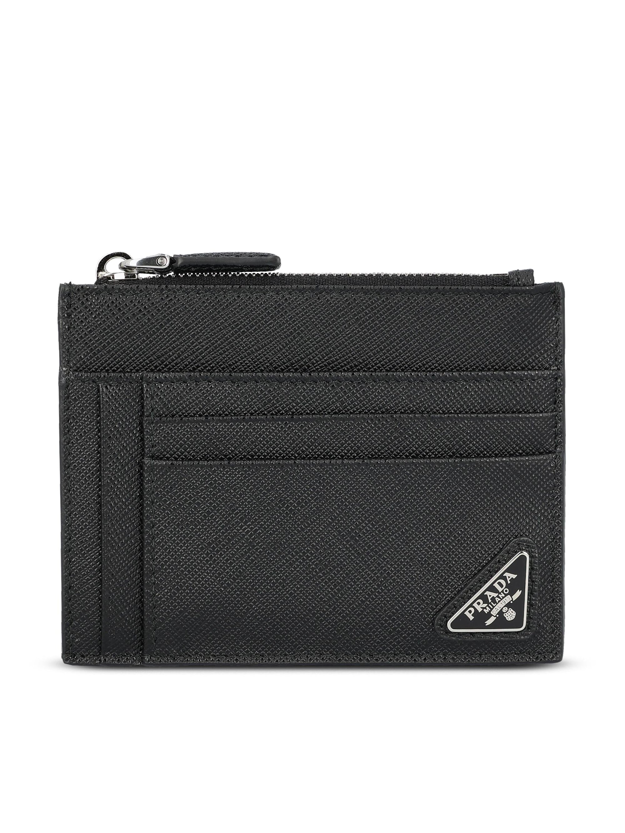 Porta Carte In Saffiano Prada – Гарантія оригінальності – боковий вид