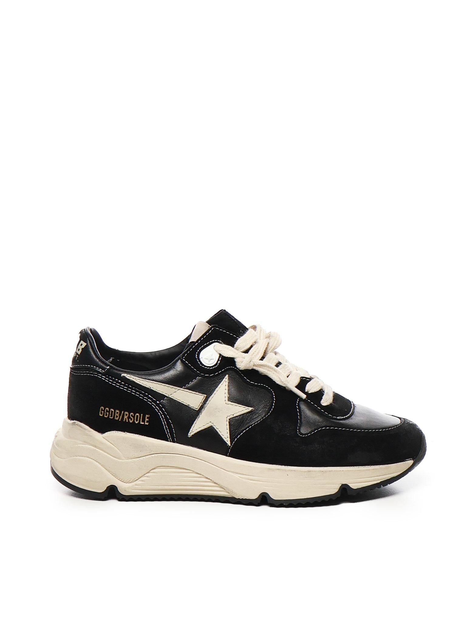 Sneaker Running Sole In Nappa E Suede Golden goose – Гарантія оригінальності – боковий вид