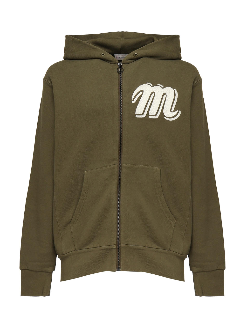 Felpa Logo Con Cappuccio Moncler оригінал – Купити в Україні – боковий вид