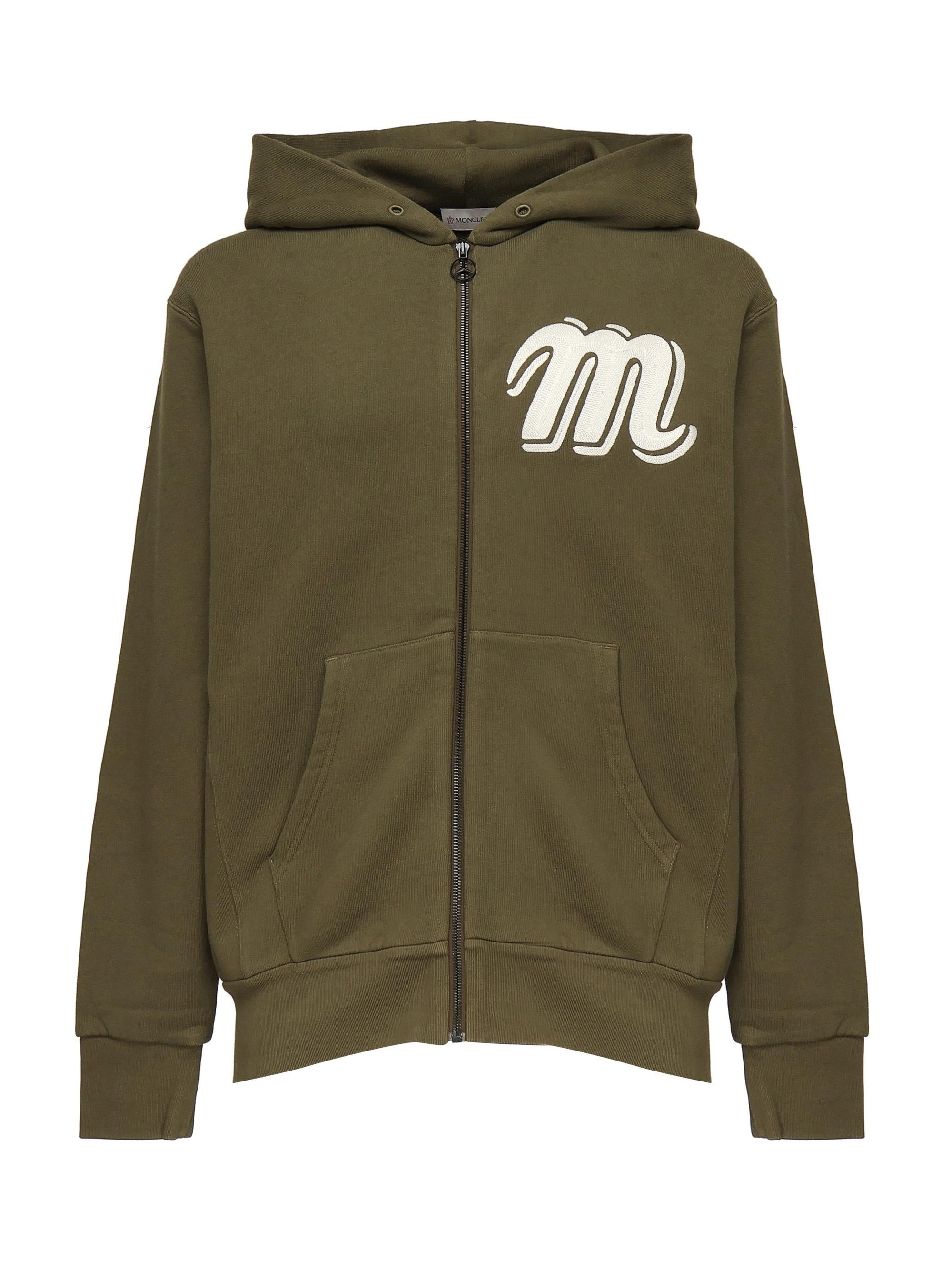 Felpa Logo Con Cappuccio Moncler оригінал – Купити в Україні – боковий вид