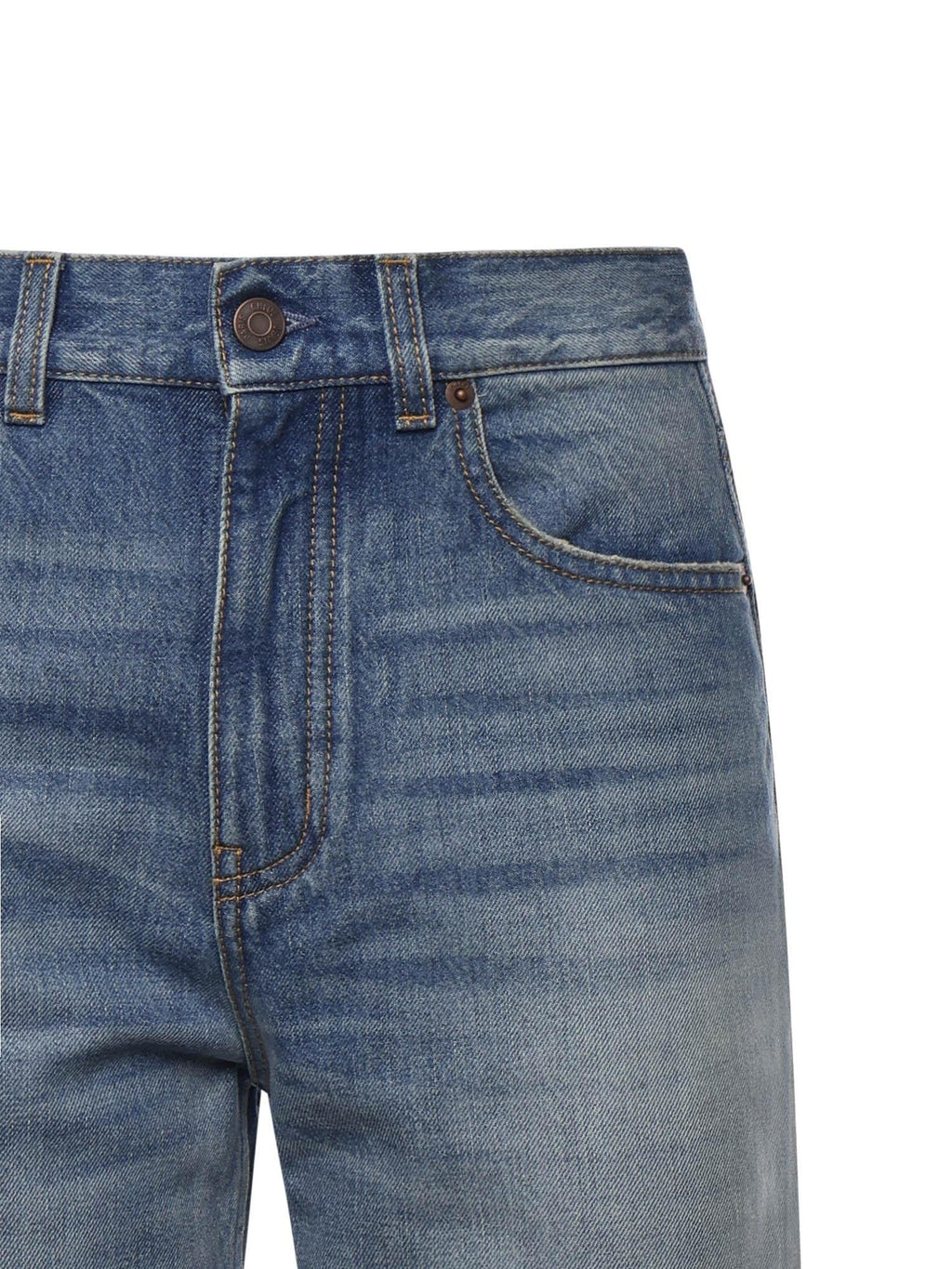 Jeans Cropped In Denim Chloe – Гарантія оригінальності – вид ззаду