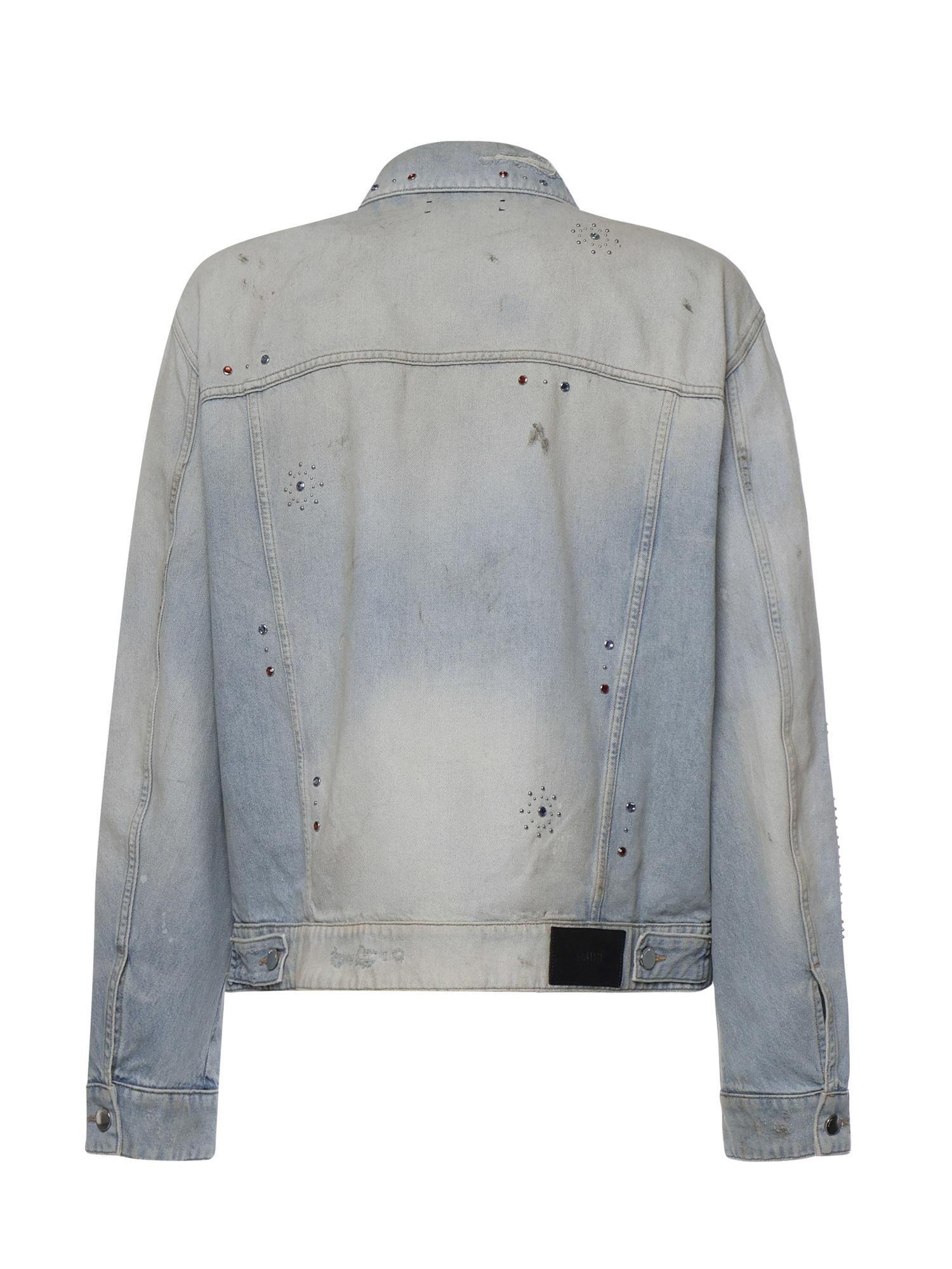 Оригінальна Giacca In Denim Con Borchie Amiri – детальний вид