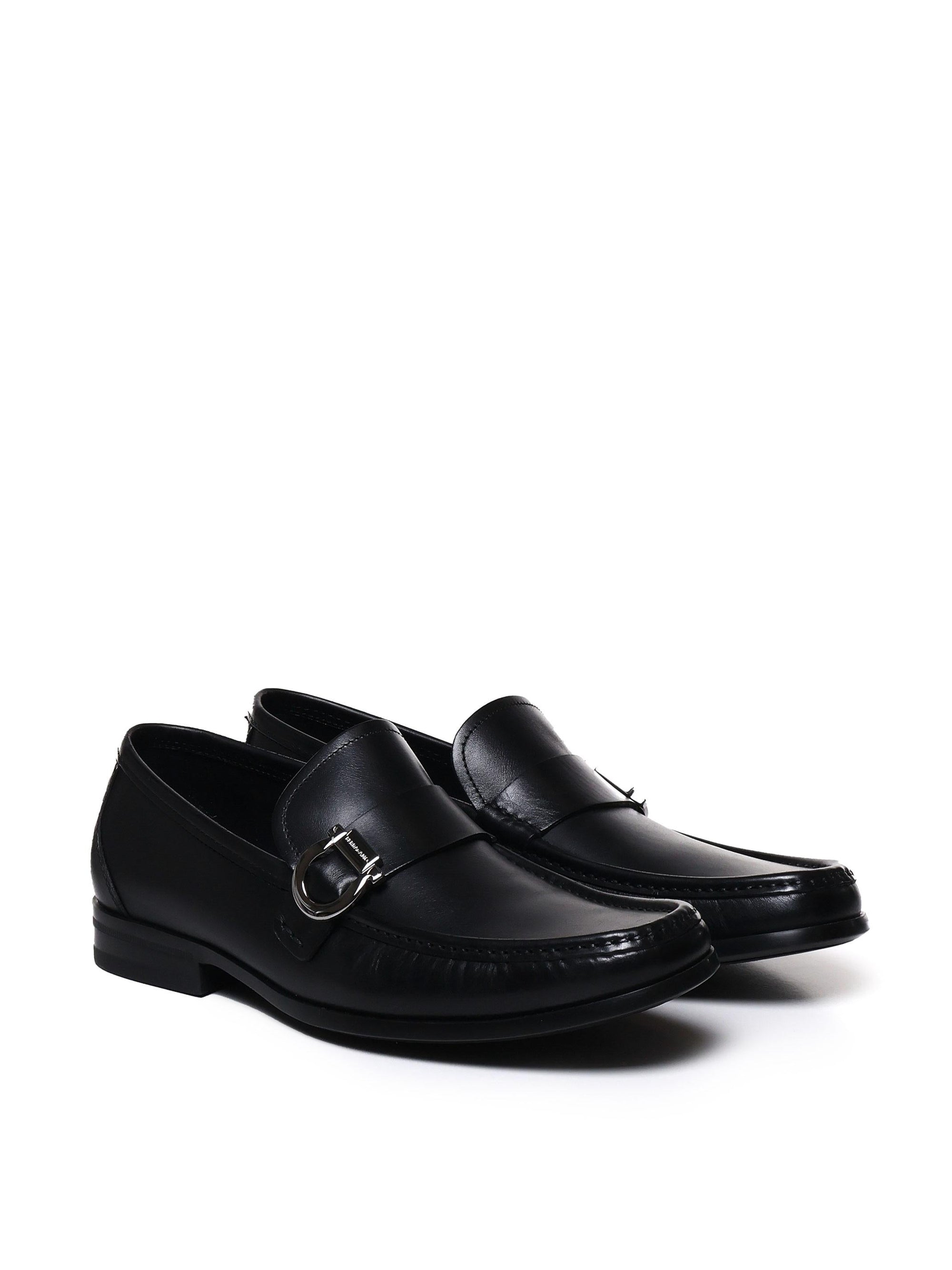 Mocassini In Pelle Gancini Salvatore ferragamo оригінал – Купити в Україні – вид ззаду