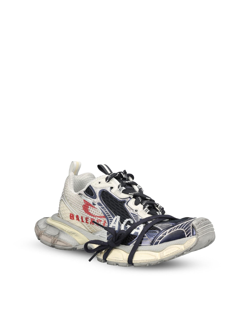 Оригінальна Sneaker 3xl Split Logo Balenciaga – вид ззаду