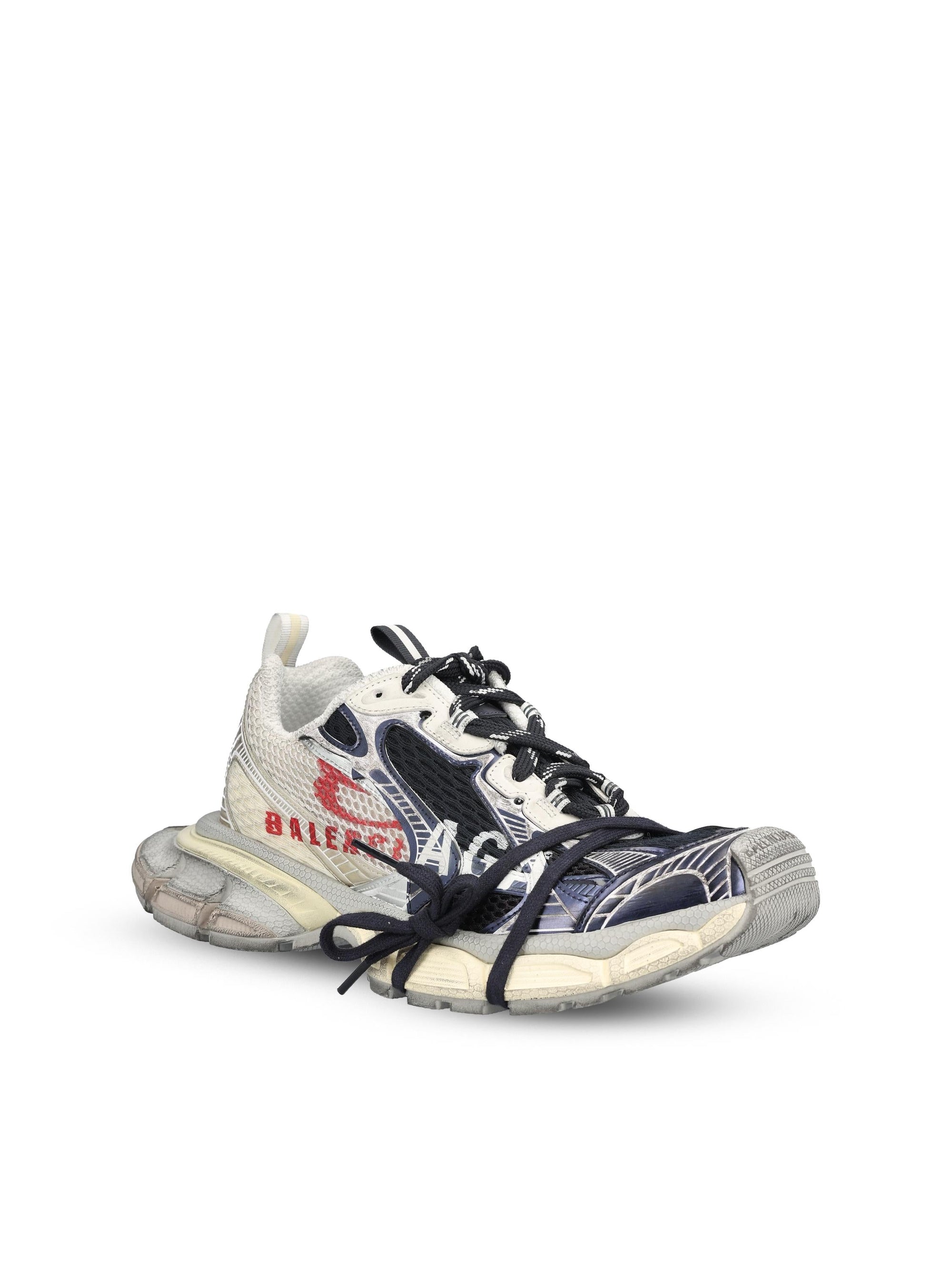 Оригінальна Sneaker 3xl Split Logo Balenciaga – вид ззаду
