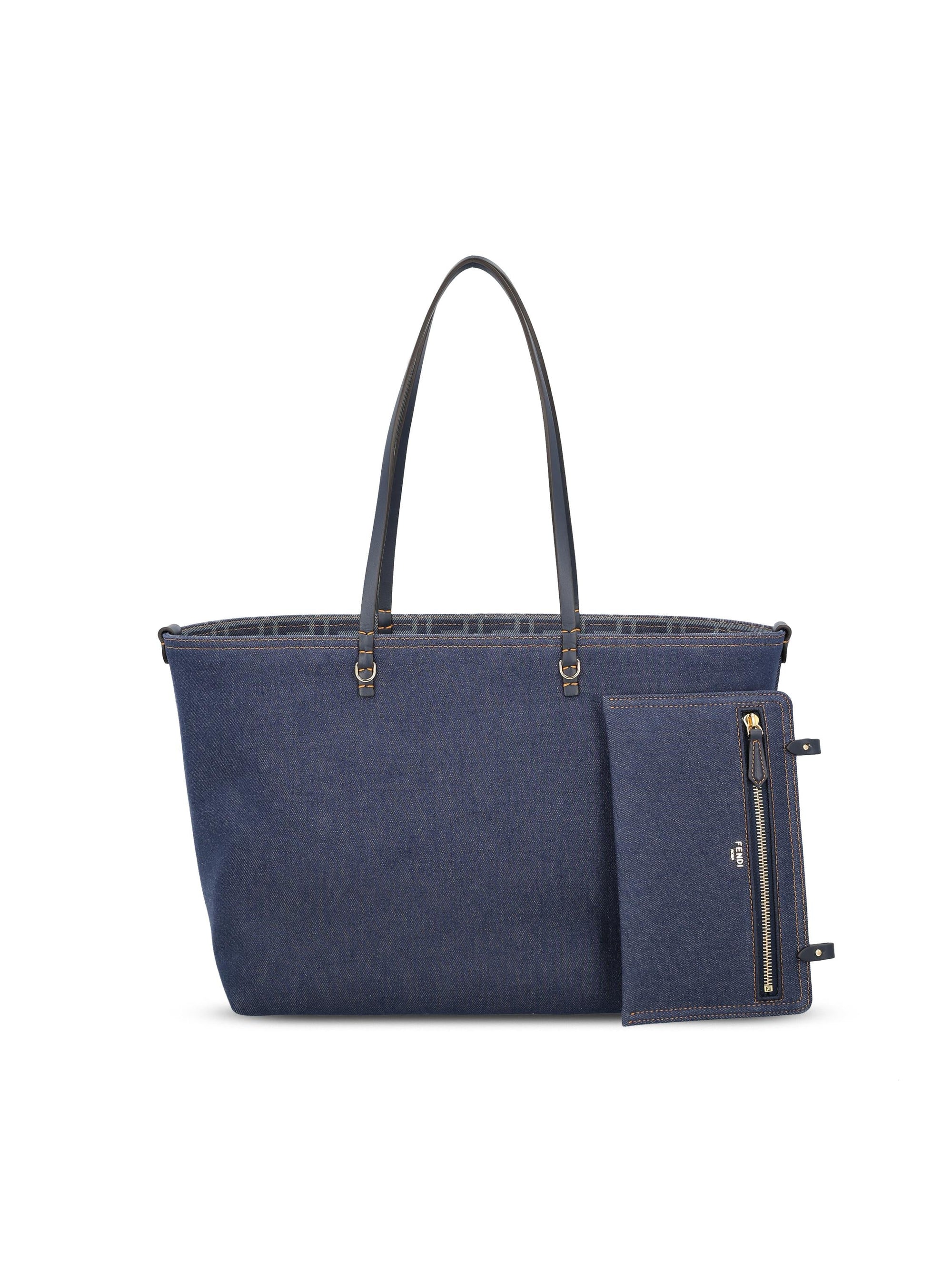 Reversible Denim Bag Fendi – Гарантія оригінальності – боковий вид